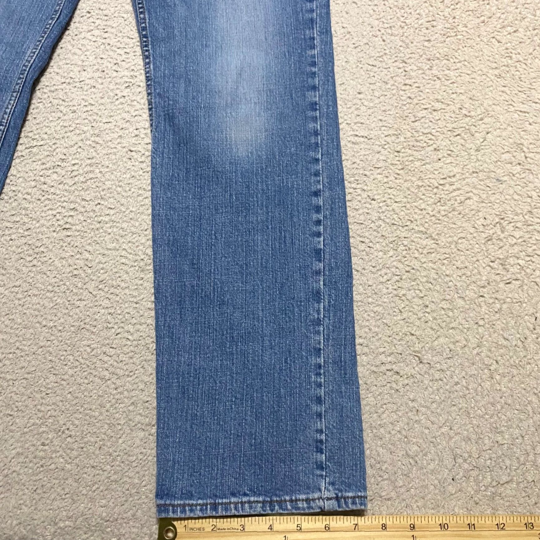 Levi's Levi's Signature Mens Jeans Blue Denim Medium Wash Straight Mid Rise 32x32 5-Pocket Regular Waist Size US 32 / EU 48 - 5 Thumbnail
