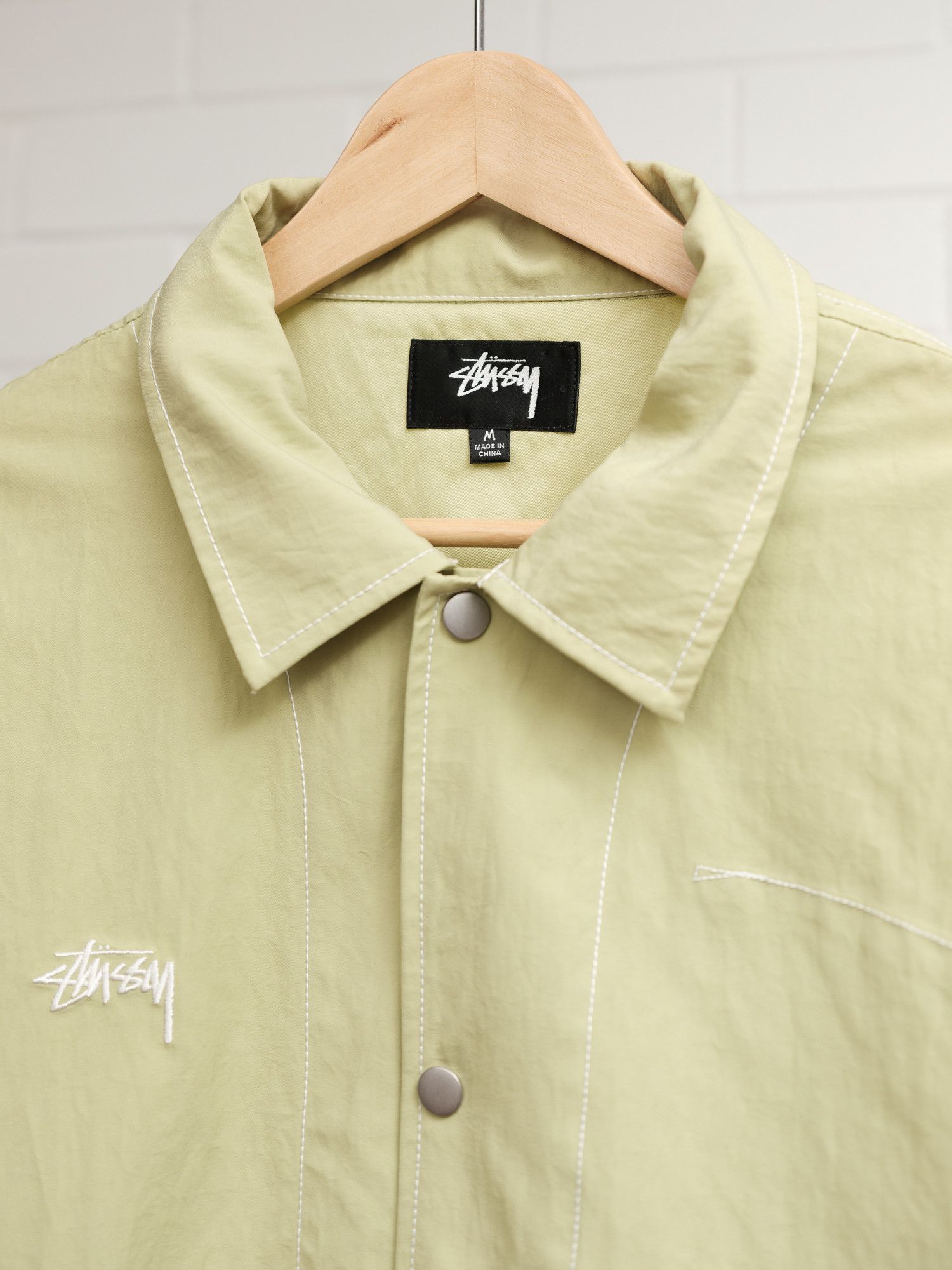Stussy Stussy Folsom Jacket Apple Green Size US M / EU 48-50 / 2 - 2 Thumbnail