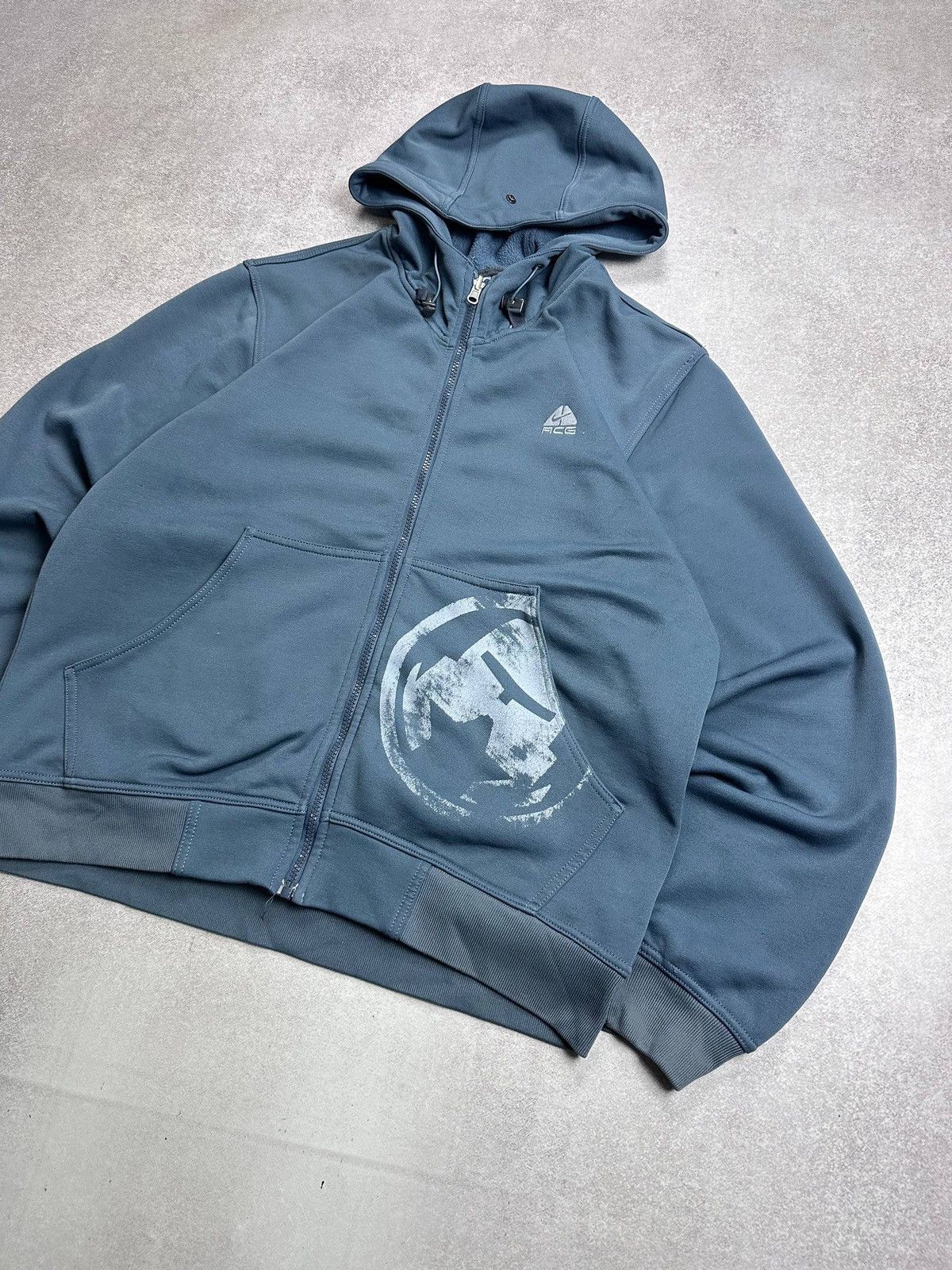 Nike ACG Vintage Nike ACG Softshell Zip Boxy Jacket Rare M Size US M / EU 48-50 / 2 - 2 Thumbnail