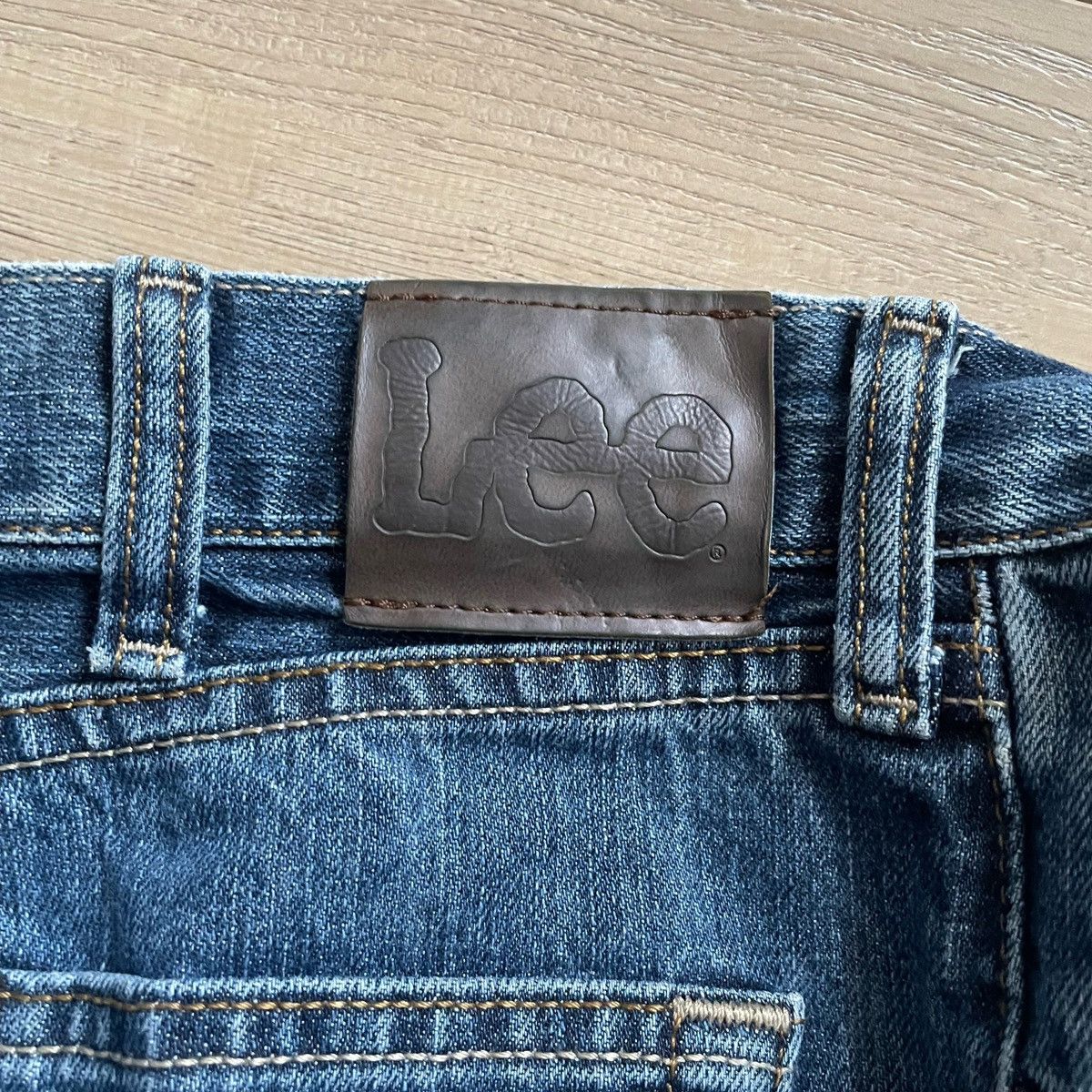 Lee Lee Relaxed Ripped Indigo Vintage Jeans Size US 34 / EU 50 - 9 Thumbnail
