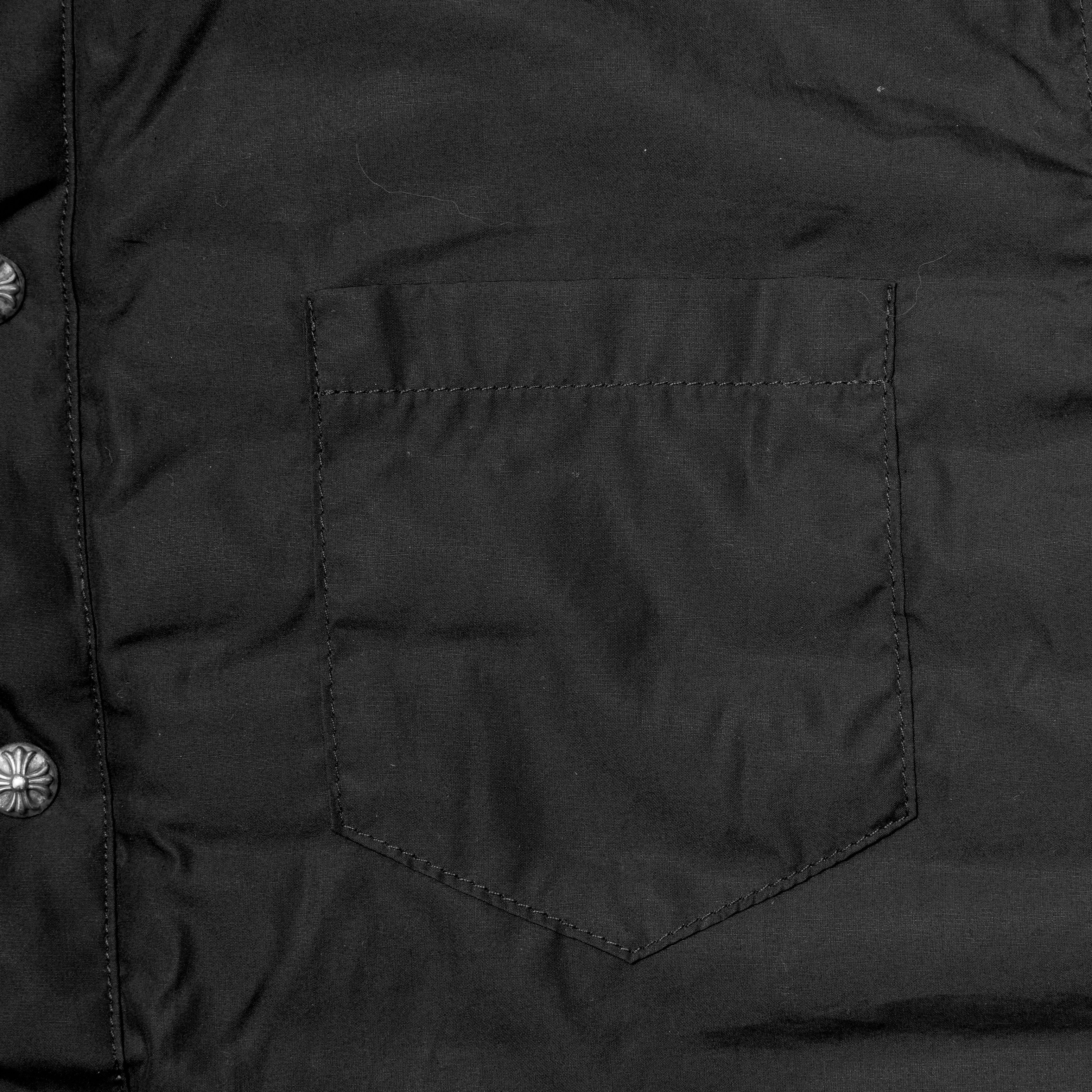 Chrome Hearts CHROME HEARTS Loose Ends Down Goose Down Lining Shirt BLACK Size US L / EU 52-54 / 3 - 6 Thumbnail