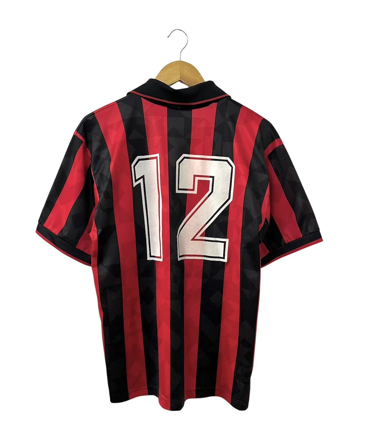 VINTAGE 1993-94 AC MILAN LOTTO MOTTA HOME FOOTBALL JERSEY