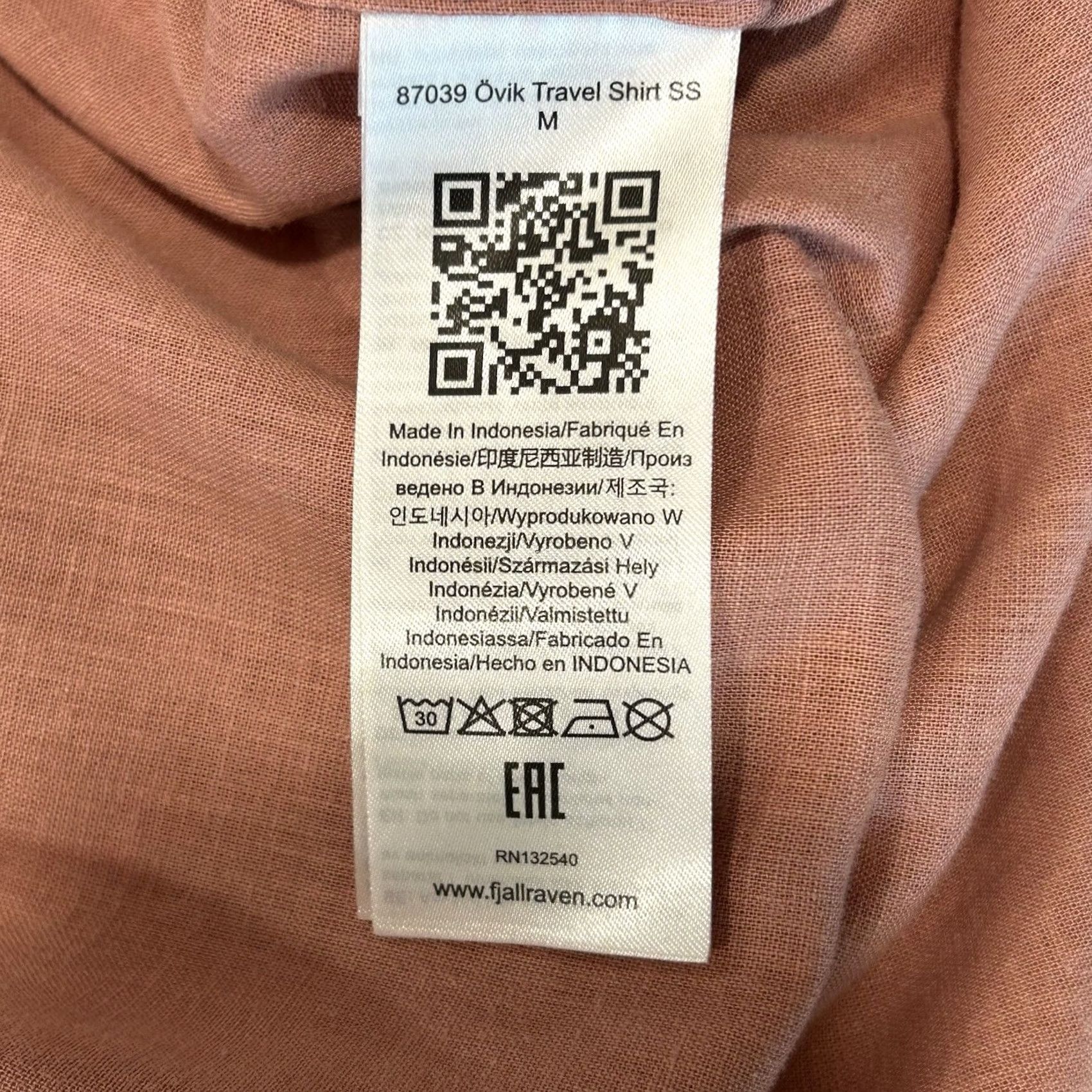 Vintage FjallRaven Ovik Travel Shirt Men’s 2XL Short Sleeve Relaxed Fit Size US XXL / EU 58 / 5 - 6 Thumbnail