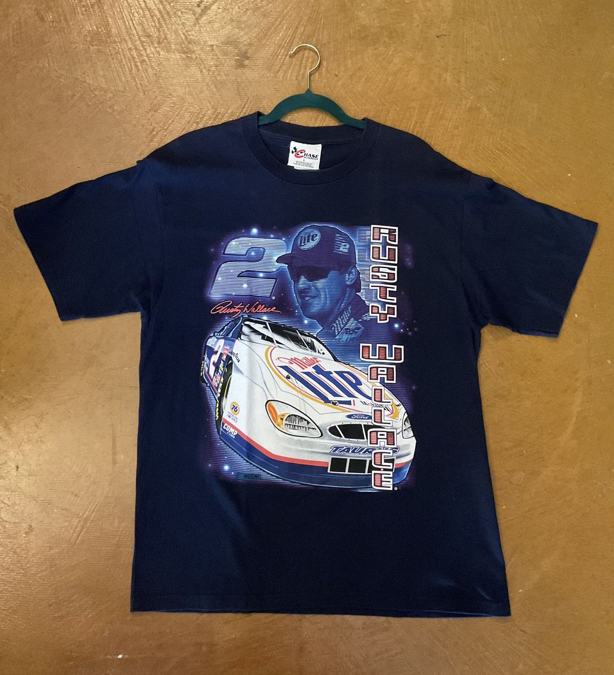 Chase Authentics Rusty Wallace T Shirt Size US L / EU 52-54 / 3 - 1 Thumbnail