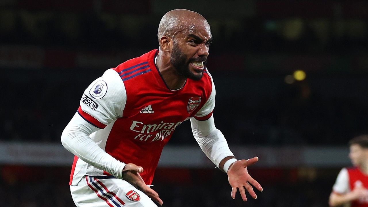 Vintage ARSENAL ADIDAS 2021/2022 FOOTBALL HOME JERSEY #9 LACAZETTE Size US L / EU 52-54 / 3 - 12 Thumbnail
