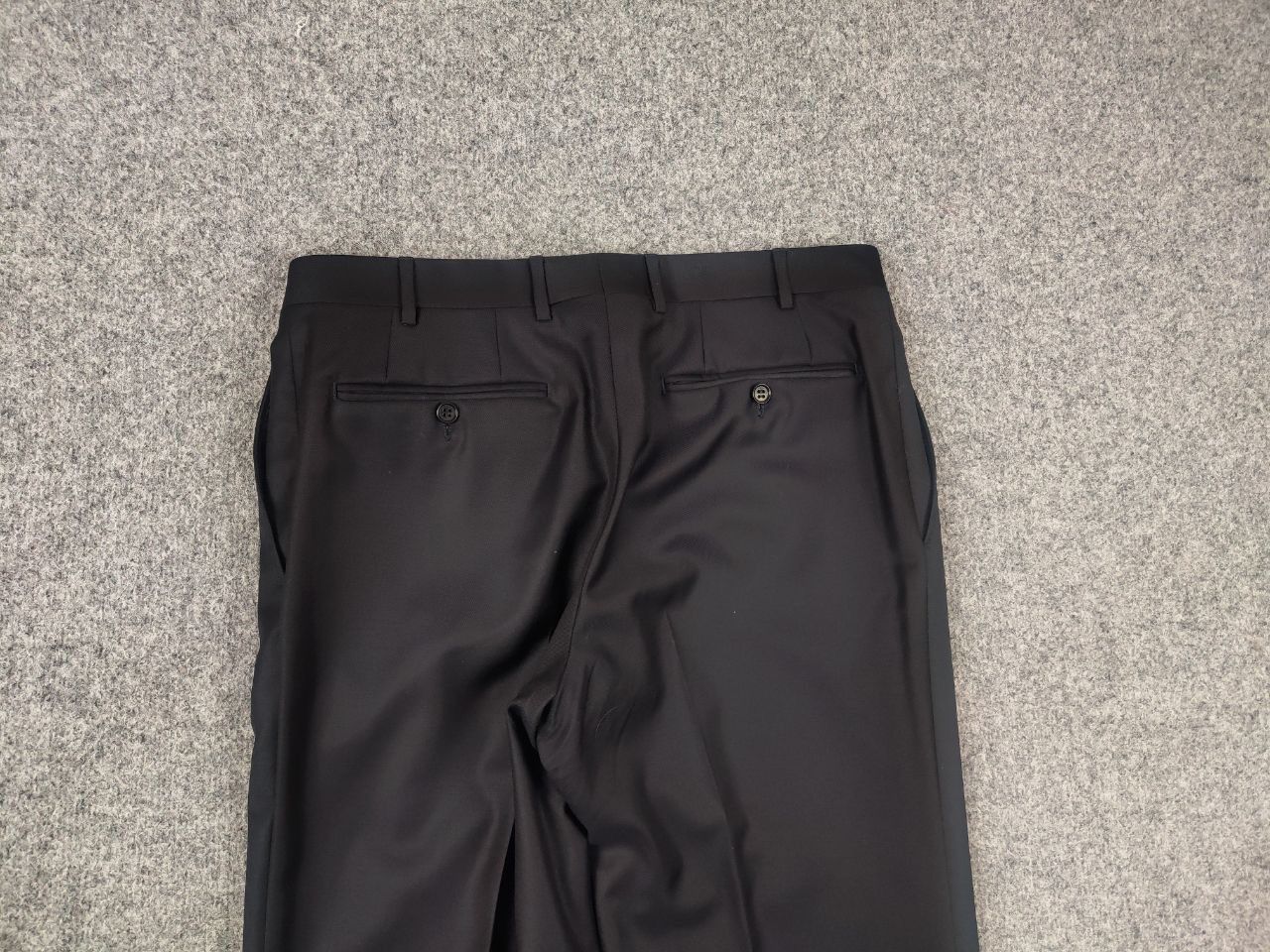 Canali Canali Italy Design 2 buton Business Classic Suit Black wool Size 50R - 14 Thumbnail
