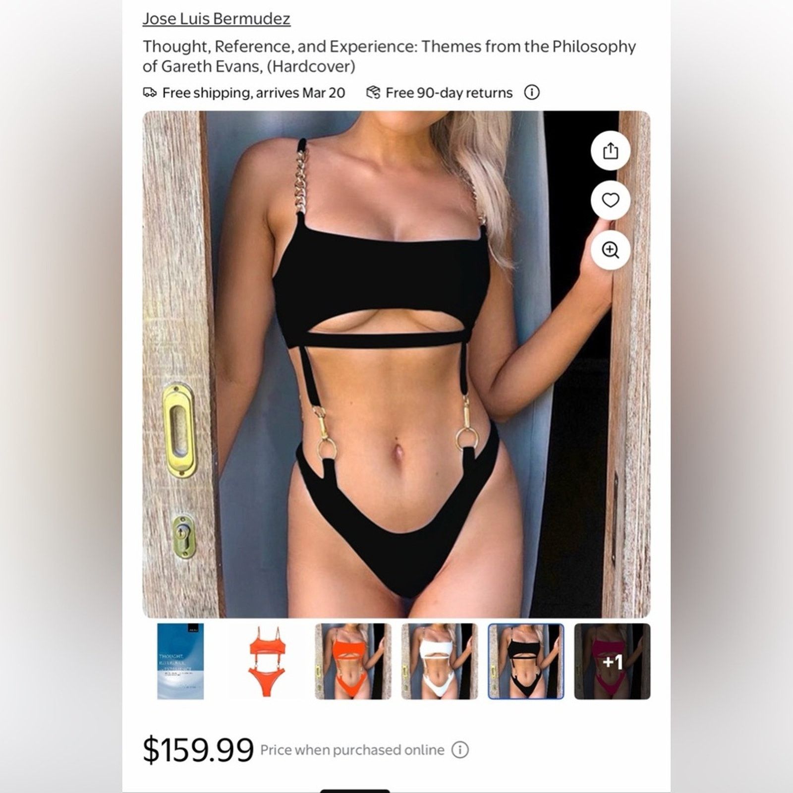 Other White Bikini Swimwear Swimsuit Bathing One Piece Set size S Size ONE SIZE - 2 Thumbnail