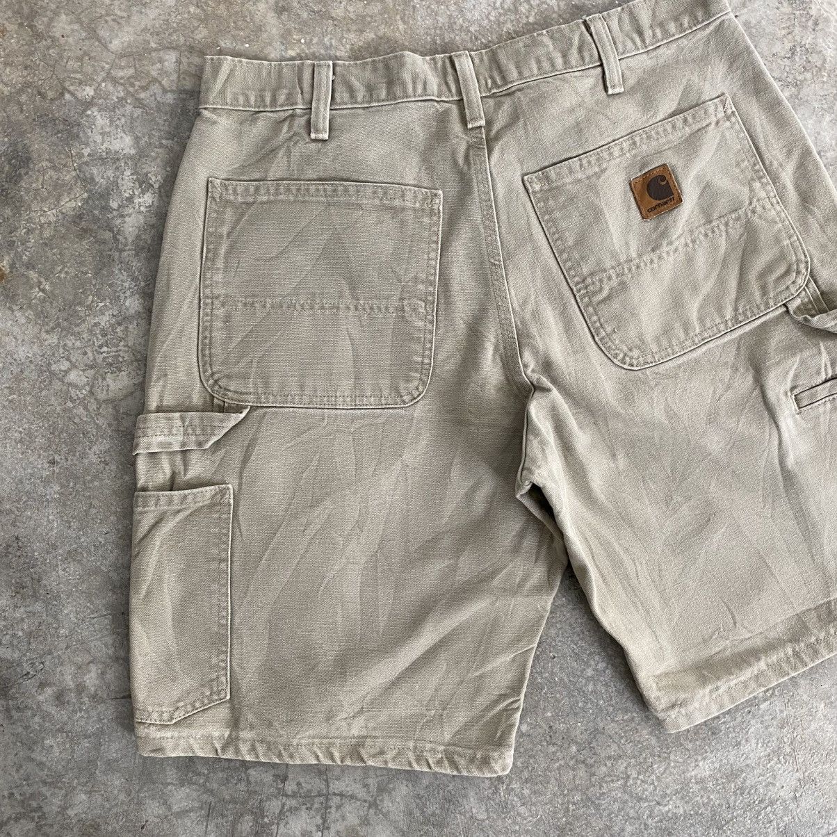 Carhartt Vintage Carhartt Tan Carpenter Baggy Shorts Jorts Size US 32 / EU 48 - 4 Thumbnail