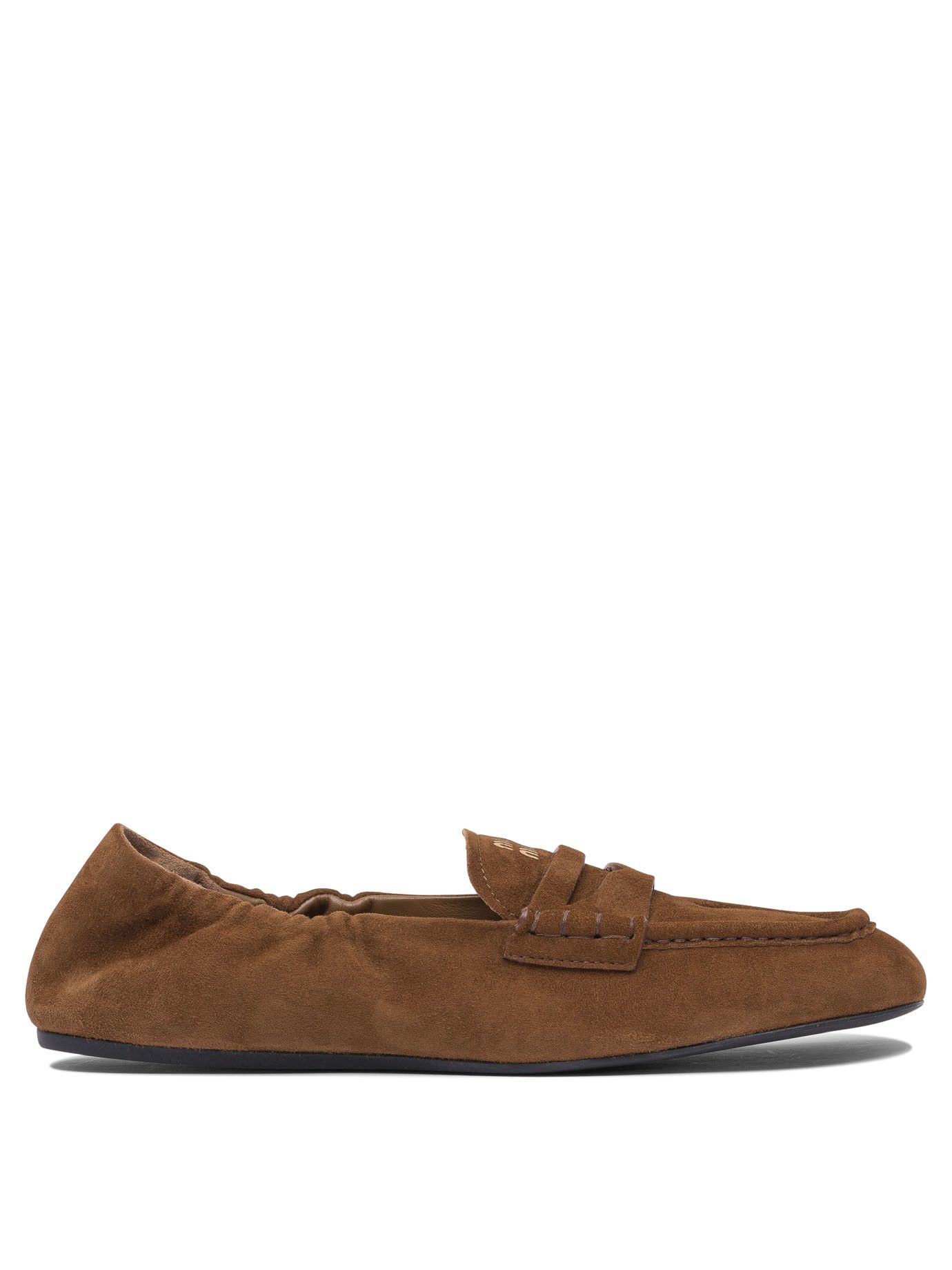 Miu Miu Miu Miu Suede Leather Loafers IT 37 Women - USA Duties Paid Size US 7 / IT 37 - 1 Thumbnail