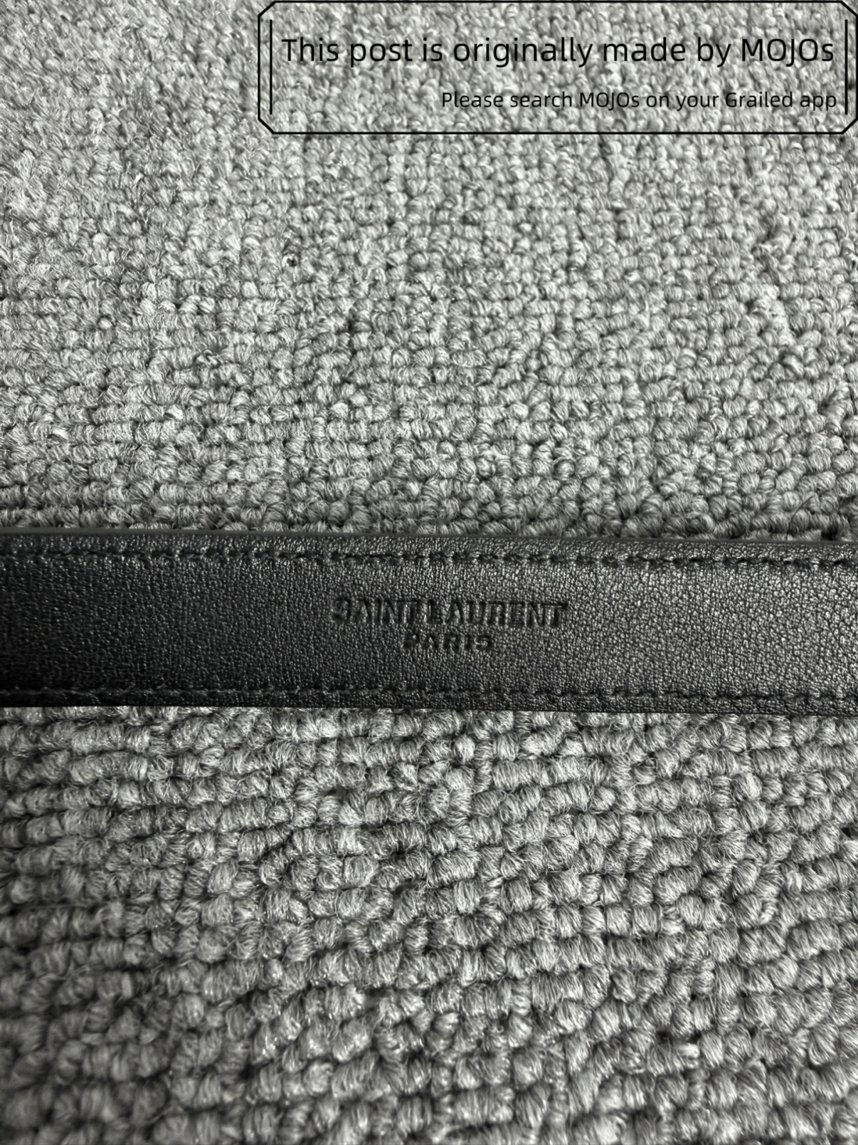 Saint Laurent Paris Sz 95 Saint Laurent Paris 17SS Plain Buckle Belt mojos55 Size ONE SIZE - 6 Thumbnail