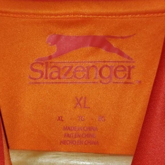 Vintage Slazenger Golf Diagonal Cut Buttoned Striped Short Sleeve Sz Size US XL / EU 56 / 4 - 4 Thumbnail