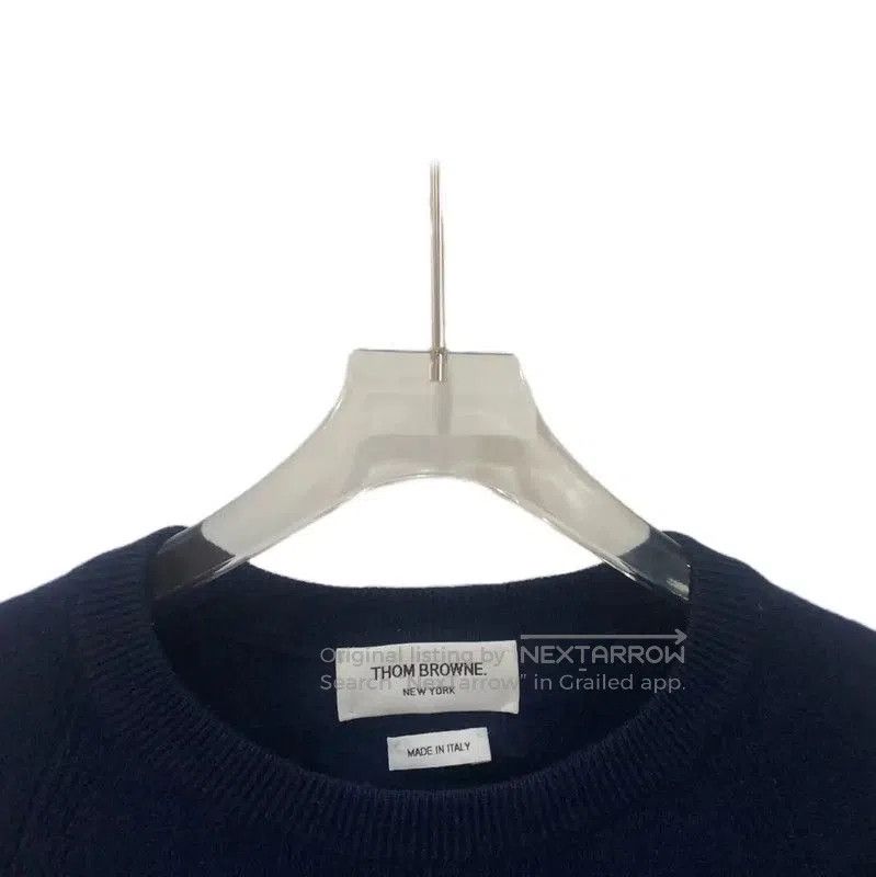 Thom Browne Thom Browne Women's Navy Wool Pullover Sweater . Size XS / US 0-2 / IT 36-38 - 3 Thumbnail
