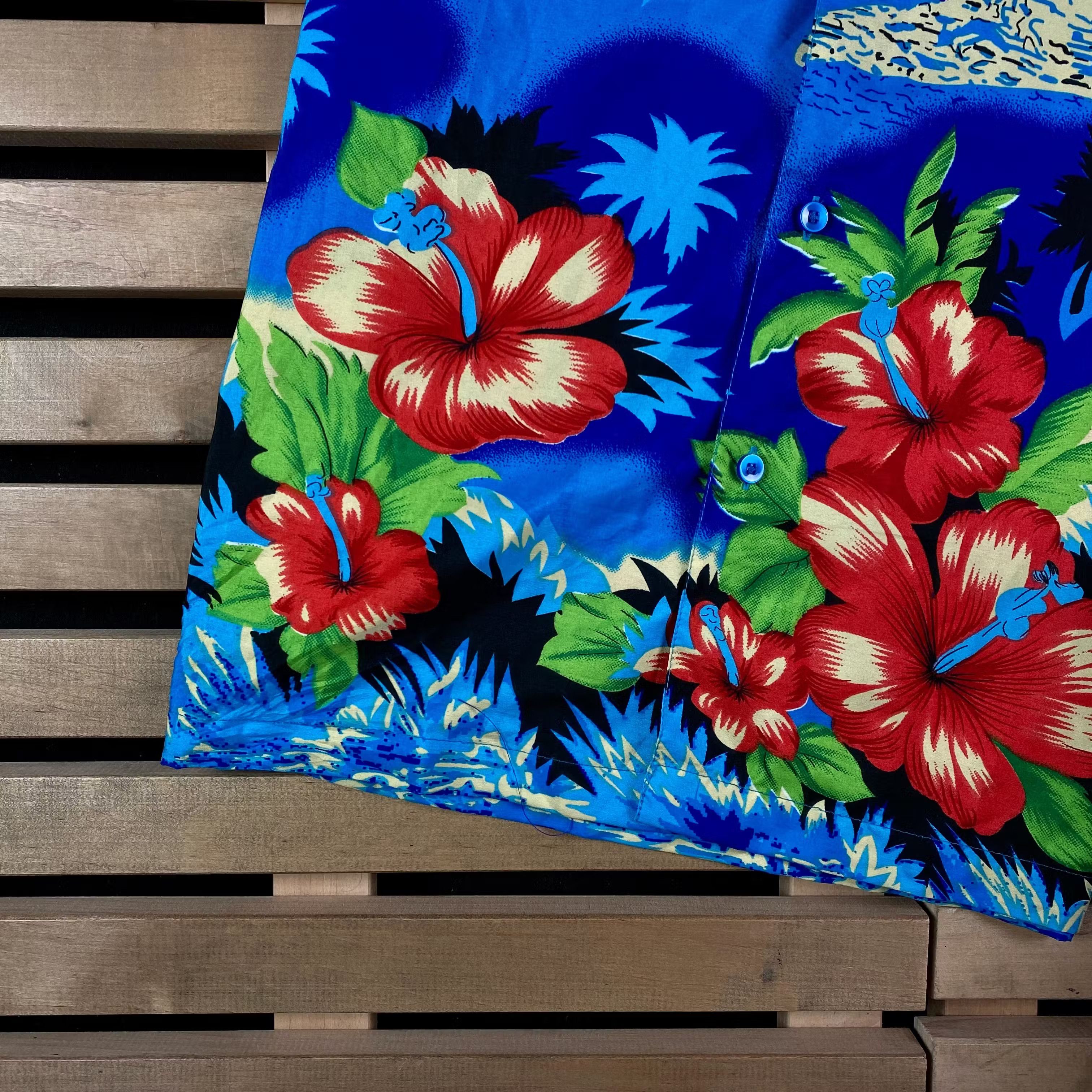 Vintage Mens Vintage Hawaiian Shirt Palma Size XS Size US XS / EU 42 / 0 - 3 Thumbnail