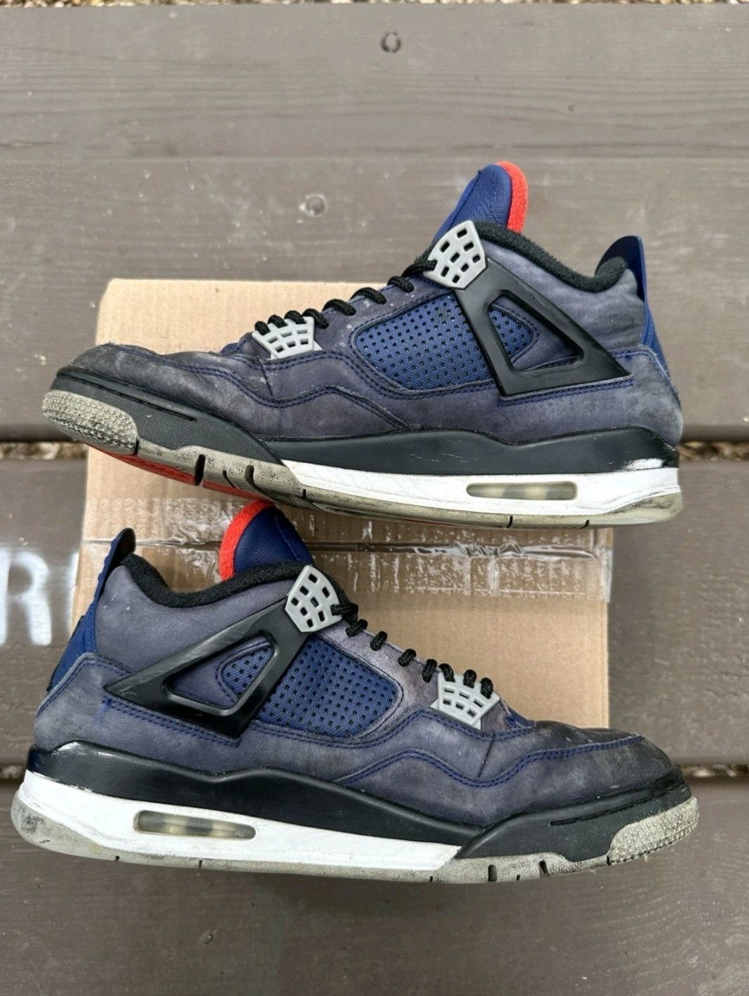 Jordan Brand Nike Air Jordan Retro 4 Winter Loyal Blue Size 10.5 Men Size US 10.5 / EU 43-44 - 3 Thumbnail