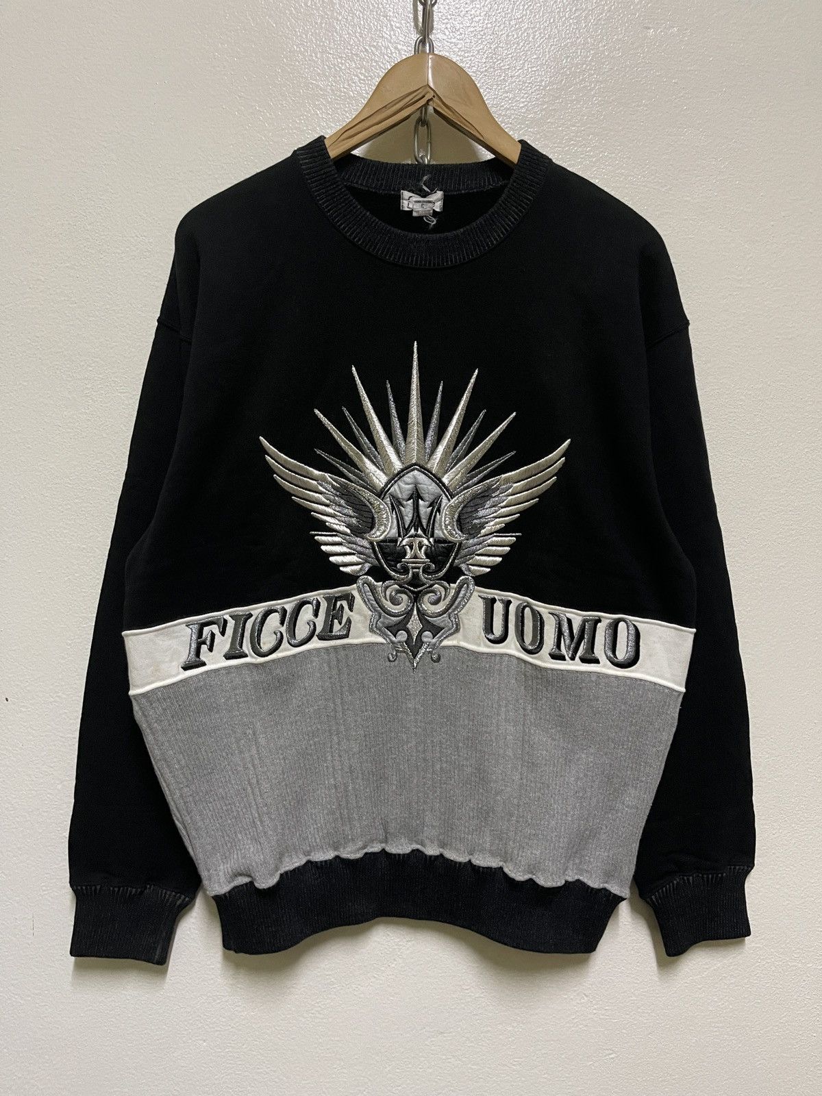 Japanese Brand Ficce Yoshiyuki Konishi Sweatshirt Rare Design Size US L / EU 52-54 / 3 - 1 Thumbnail