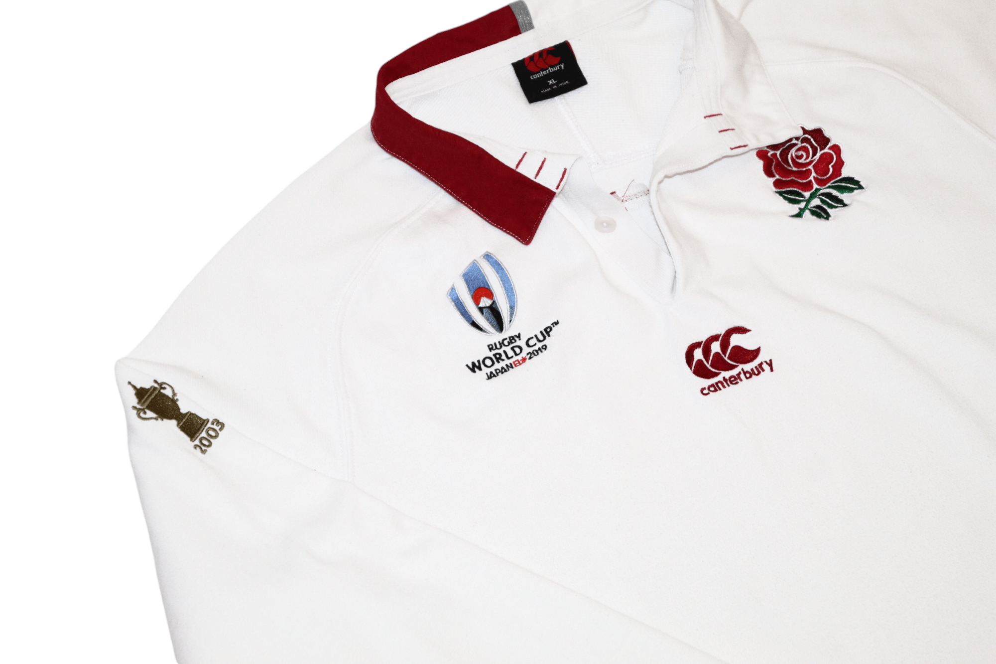 Canterbury of New Zealand Canterbury Rugby World Cup Japan '19 England team polo shirt Size US XL / EU 56 / 4 - 2 Thumbnail