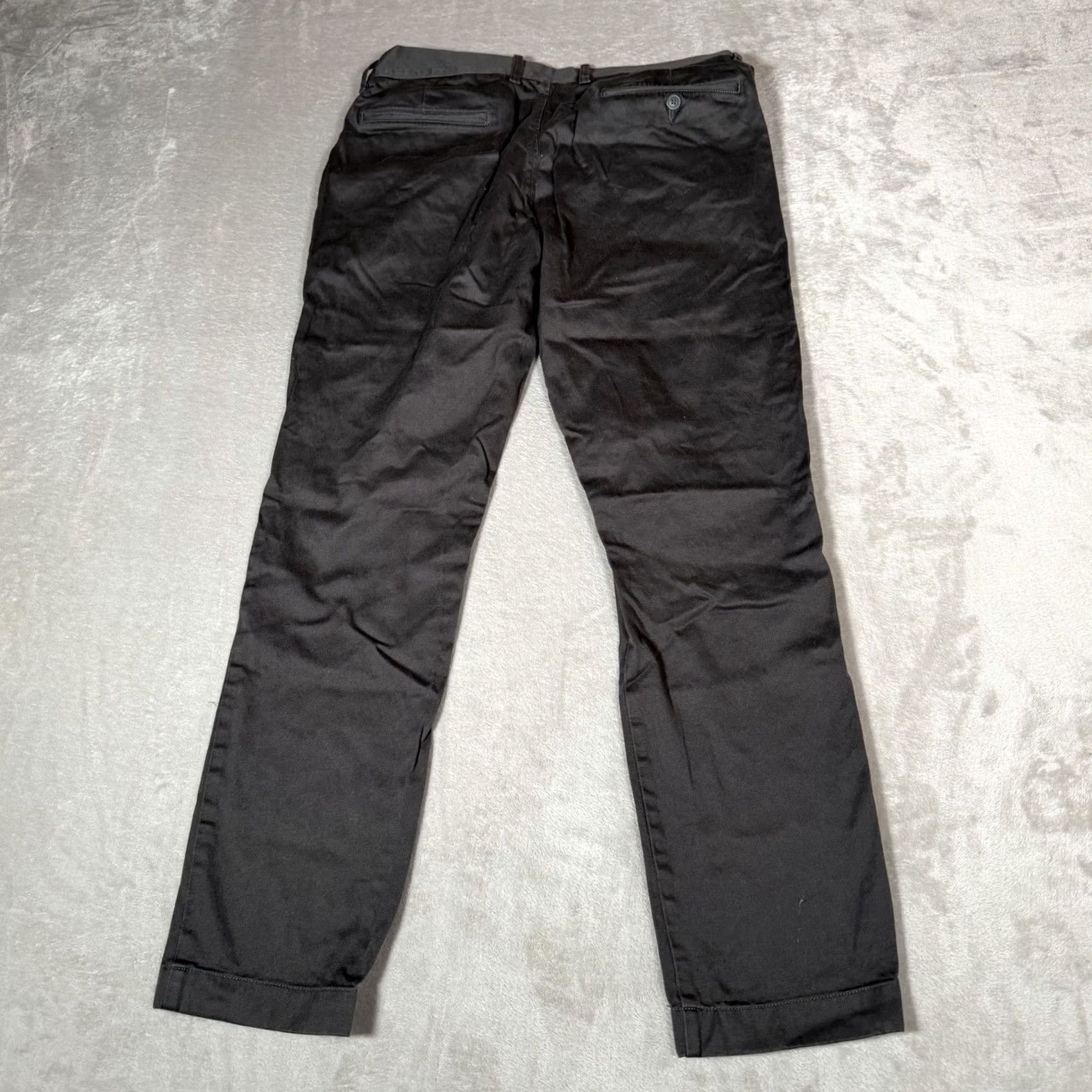 J.Crew J Crew Mens Pants Gray 31x30 Straight Cotton Twill Broken In Chino Size US 31 - 6 Thumbnail