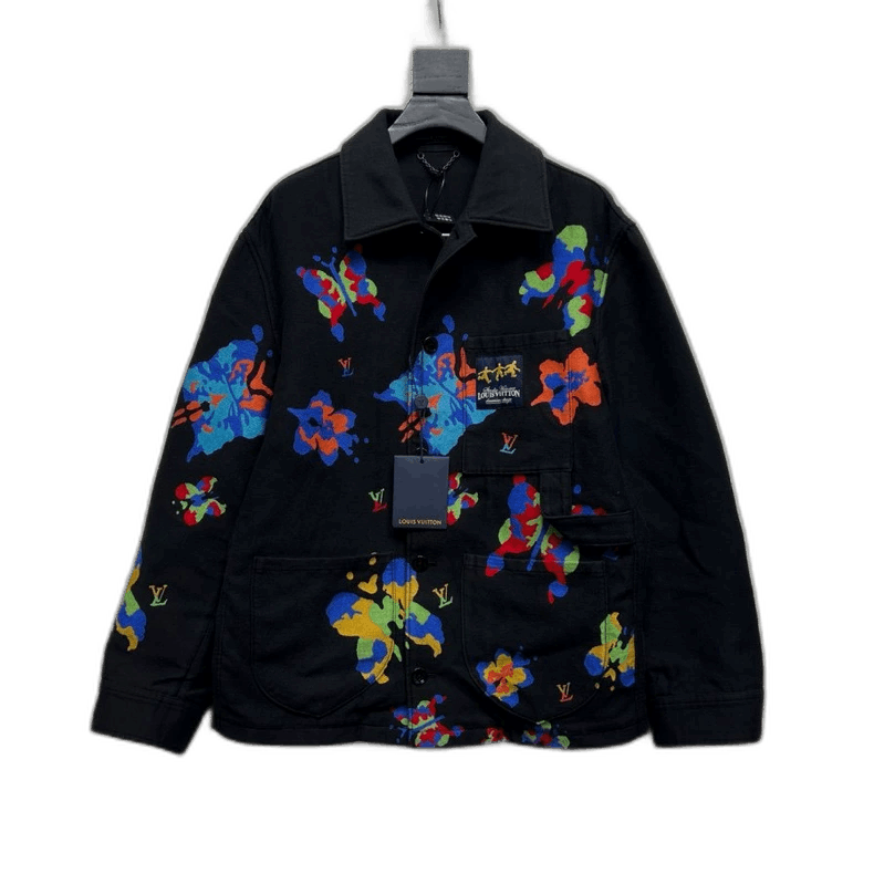 Louis Vuitton Louis Vuitton Butterfly Print Long Sleeve Shirt-2506 Size US S / EU 44-46 / 1 - 1 Thumbnail
