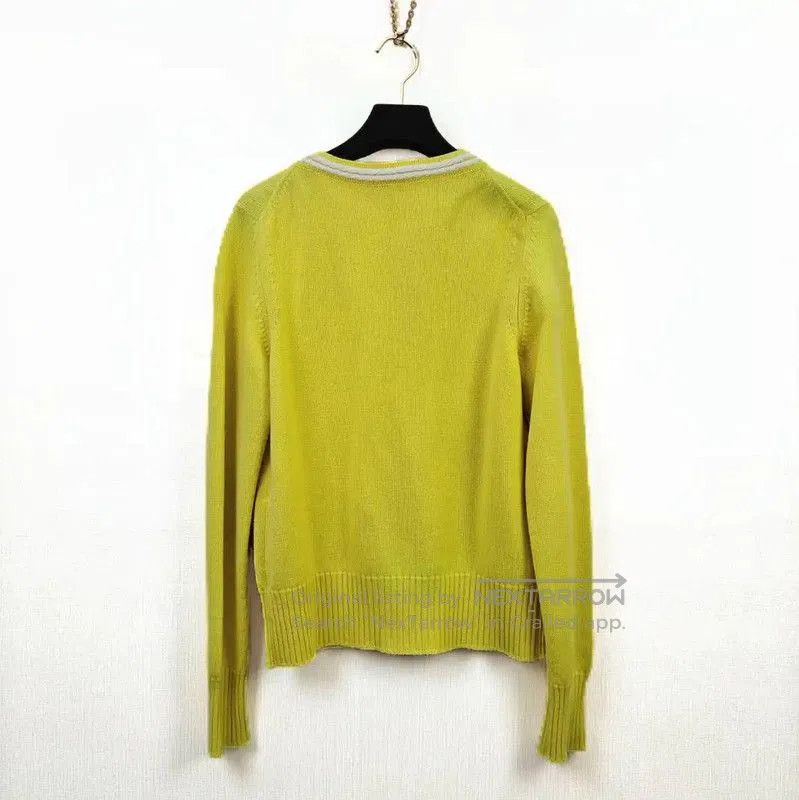 Chanel Chanel Yellow Cashmere Cardigan for Women . Size S / US 4 / IT 40 - 2 Thumbnail