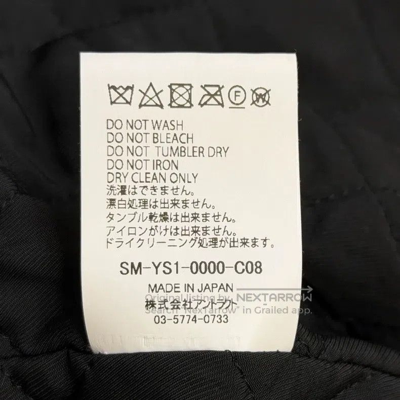 Saint Michael Saint Michael Flocked printed wool-paneled baseball jacket Size US M / EU 48-50 / 2 - 9 Thumbnail