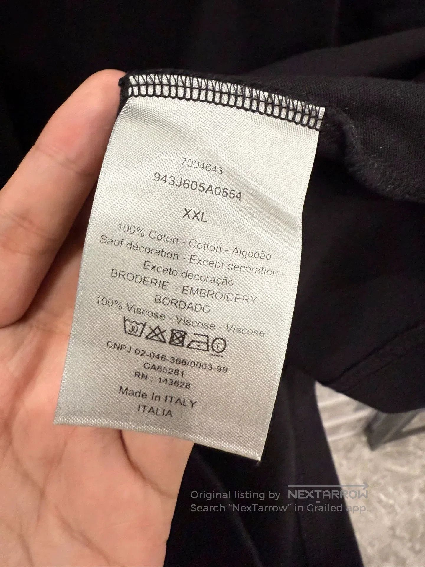 Dior dior black embroidered short sleeve shirt. Size US XXL / EU 58 / 5 - 4 Thumbnail