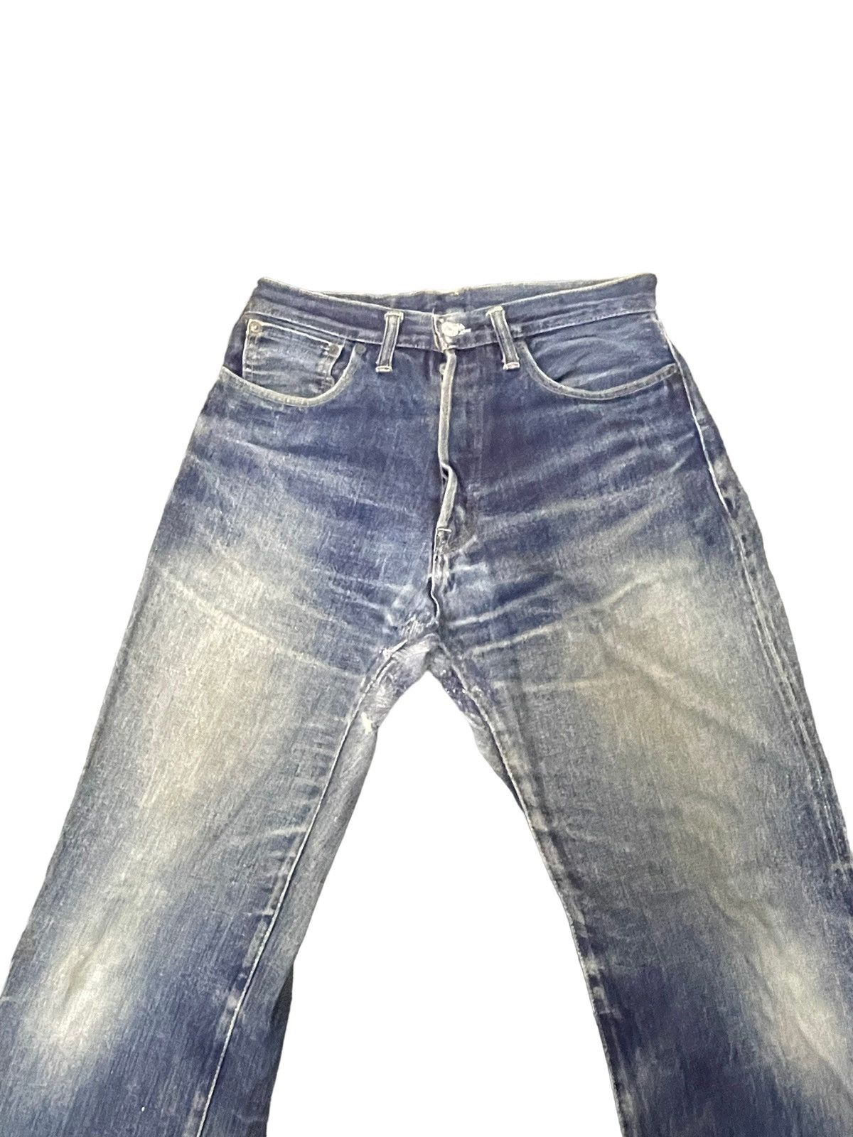 Denime Vintage Denime Orizzonti Selvedge Faded Distresed Denim Size US 30 / EU 46 - 5 Thumbnail