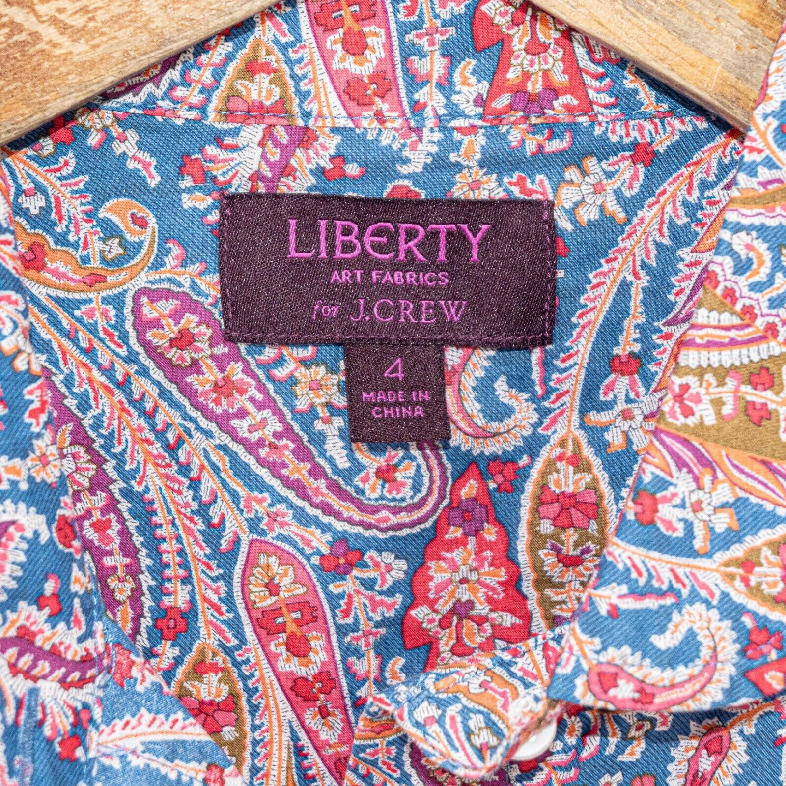 J.Crew J.Crew Liberty Arts London Perfect Shirt in Felix Isabella Size S / US 4 / IT 40 - 3 Thumbnail