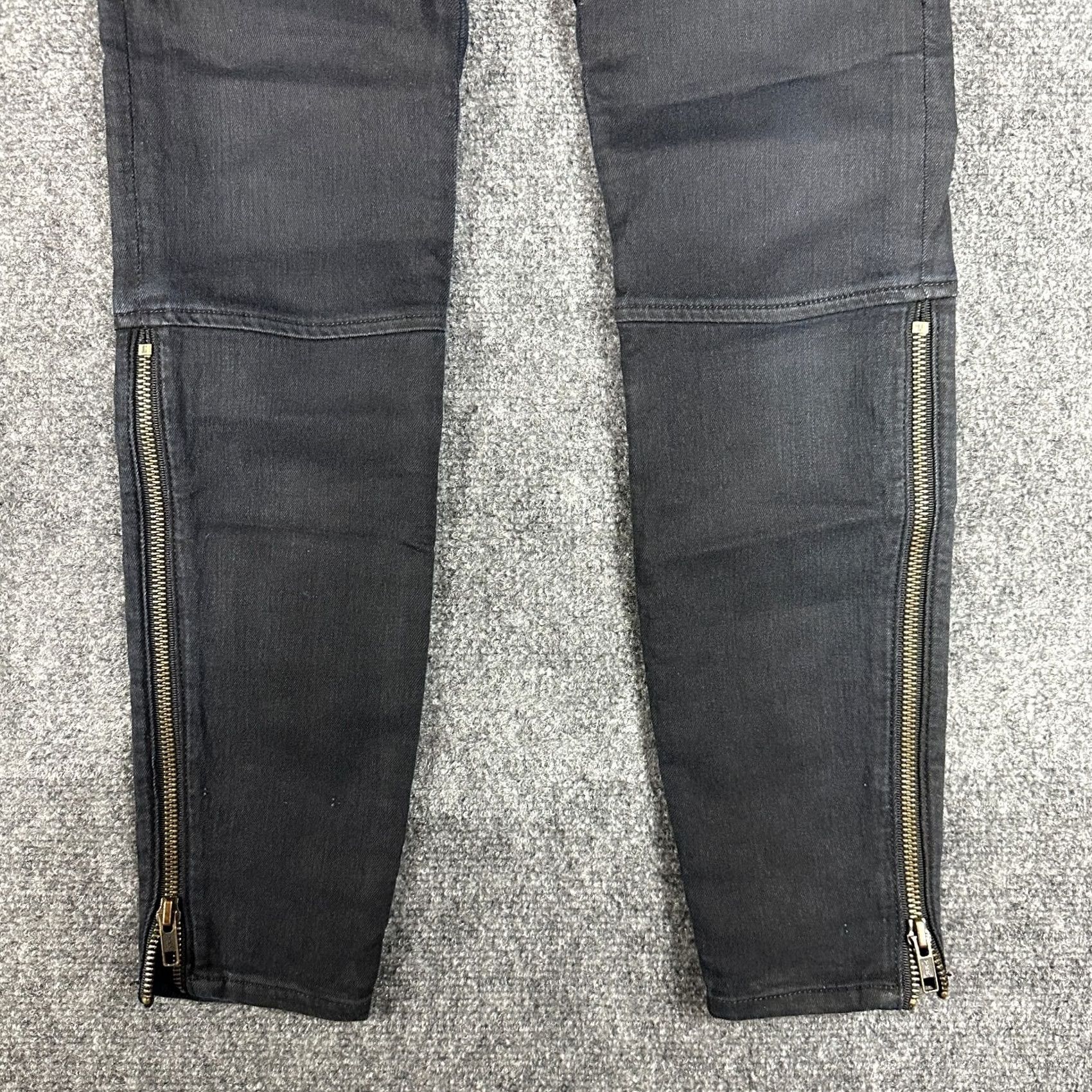 J Brand J Brand Pants Womens 26 Stealth Pant Black Cotton Stretch Zip Pockets Zip Ankle pants Size 26" / US 2 / IT 38 - 2 Thumbnail