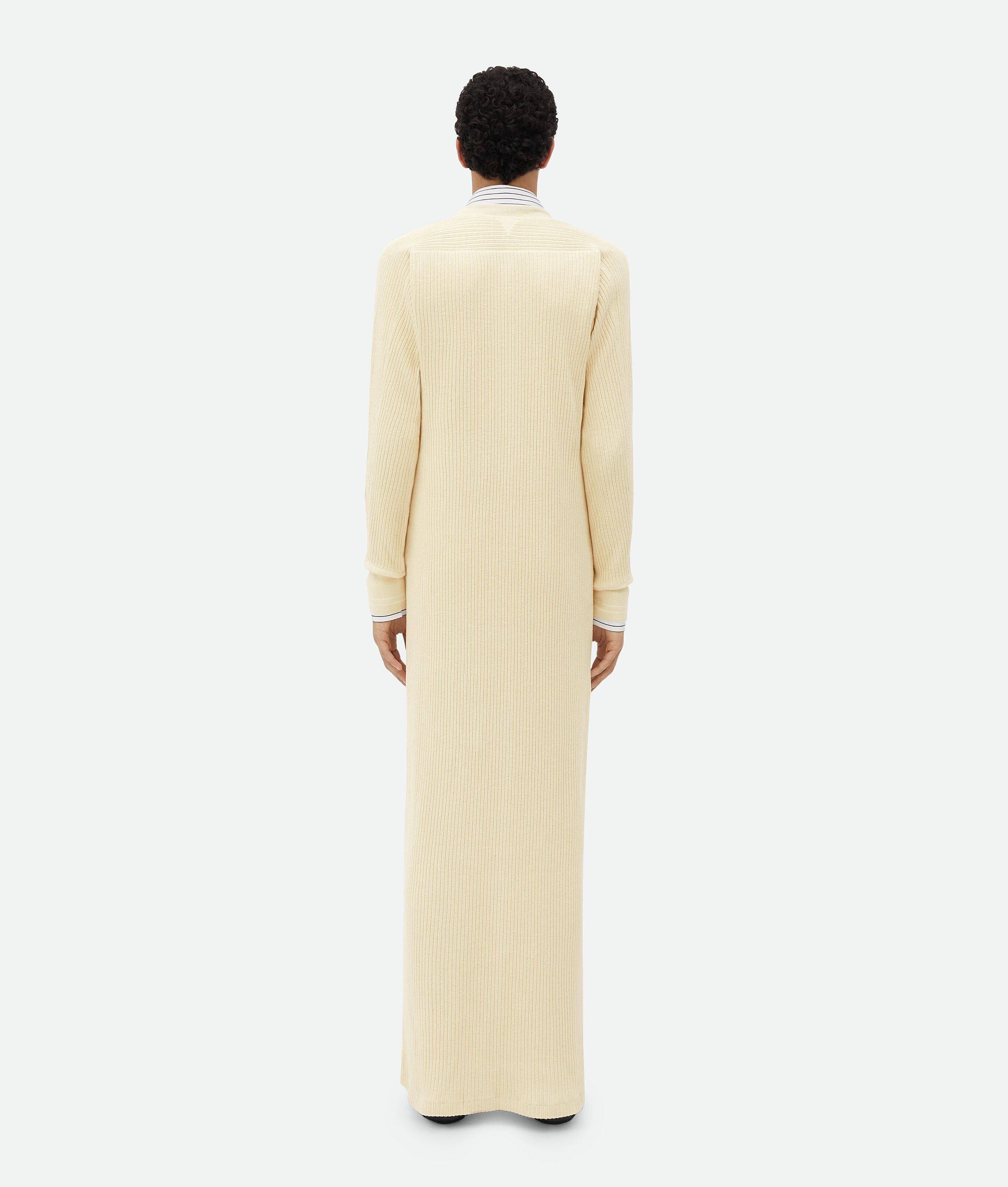Bottega Veneta o1n1vont0825 Cotton Knitted Dress in Beige Size US 28 / EU 44 - 2 Thumbnail