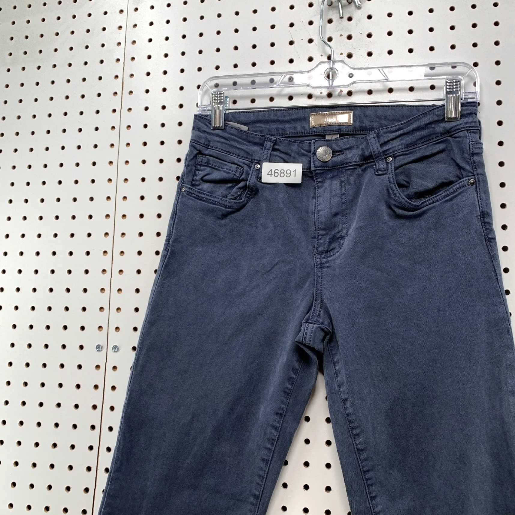 Vintage KUT From The Kloth Pants Womens 6 Blue Amy Crop Straight Leg 29x24 Cropped Cropped Pants Womens 6 Blue Amy Crop Straight Leg 29x24 Size 28" / US 6 / IT 42 - 6 Thumbnail