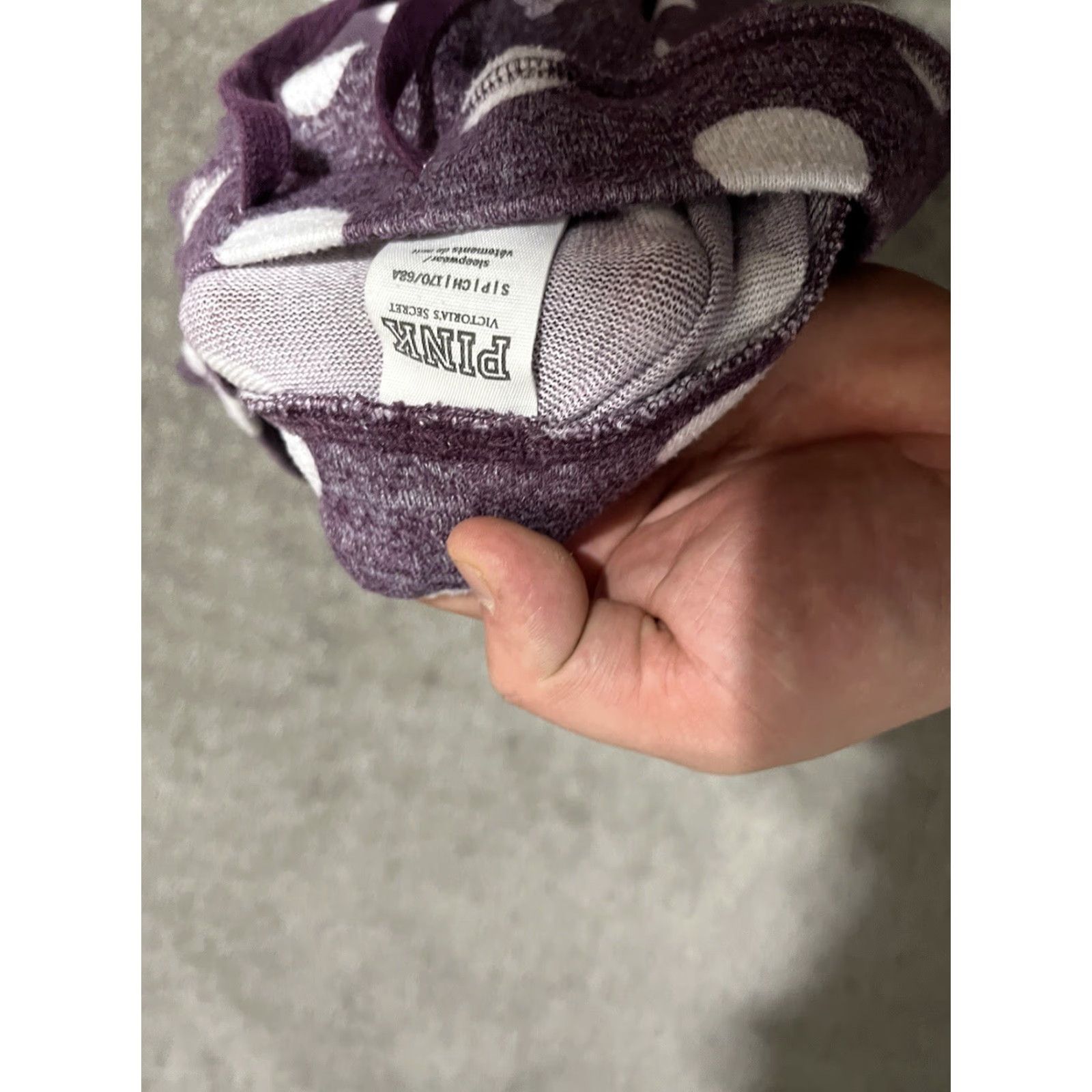 Vintage VINTAGE PINK Victoria's Secret Women's Purple Polka Dot Sleepwear Pajamas Pants Small Size 28" / US 6 / IT 42 - 5 Thumbnail