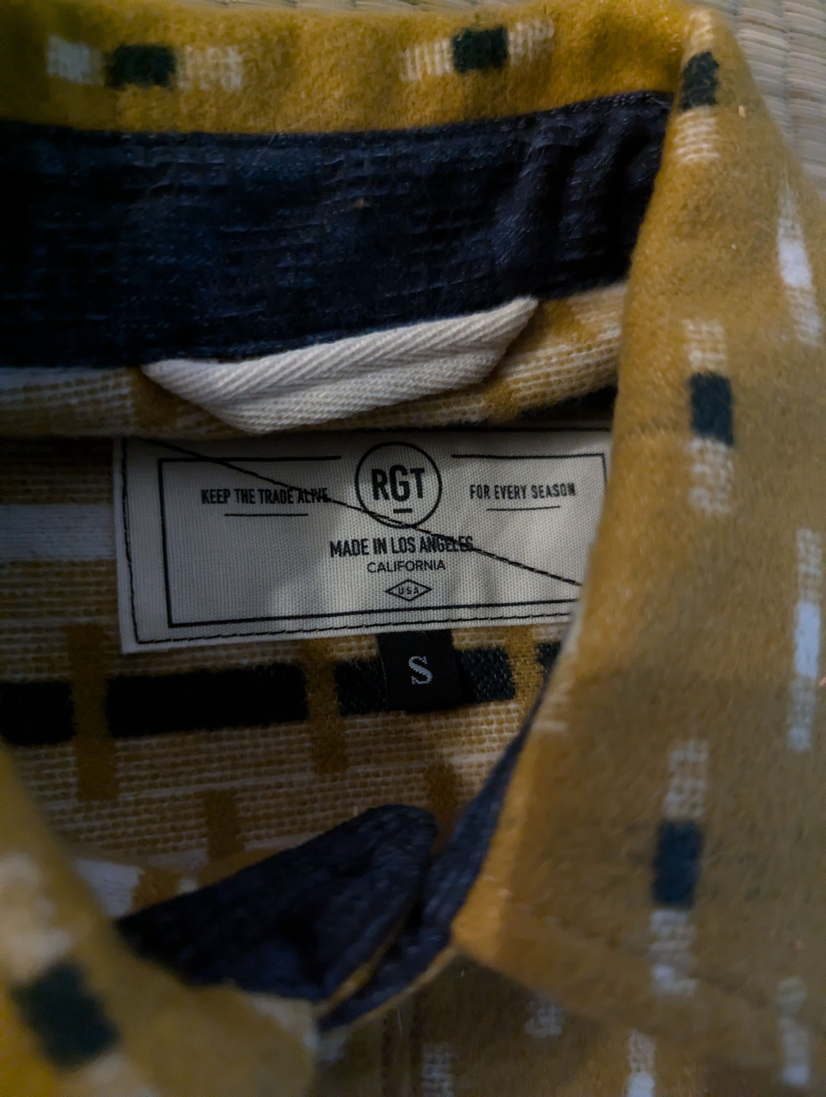 Rogue Territory RGT Rogue Territory Geometric Pattern Cotton Brushed Flannel Size US S / EU 44-46 / 1 - 3 Thumbnail