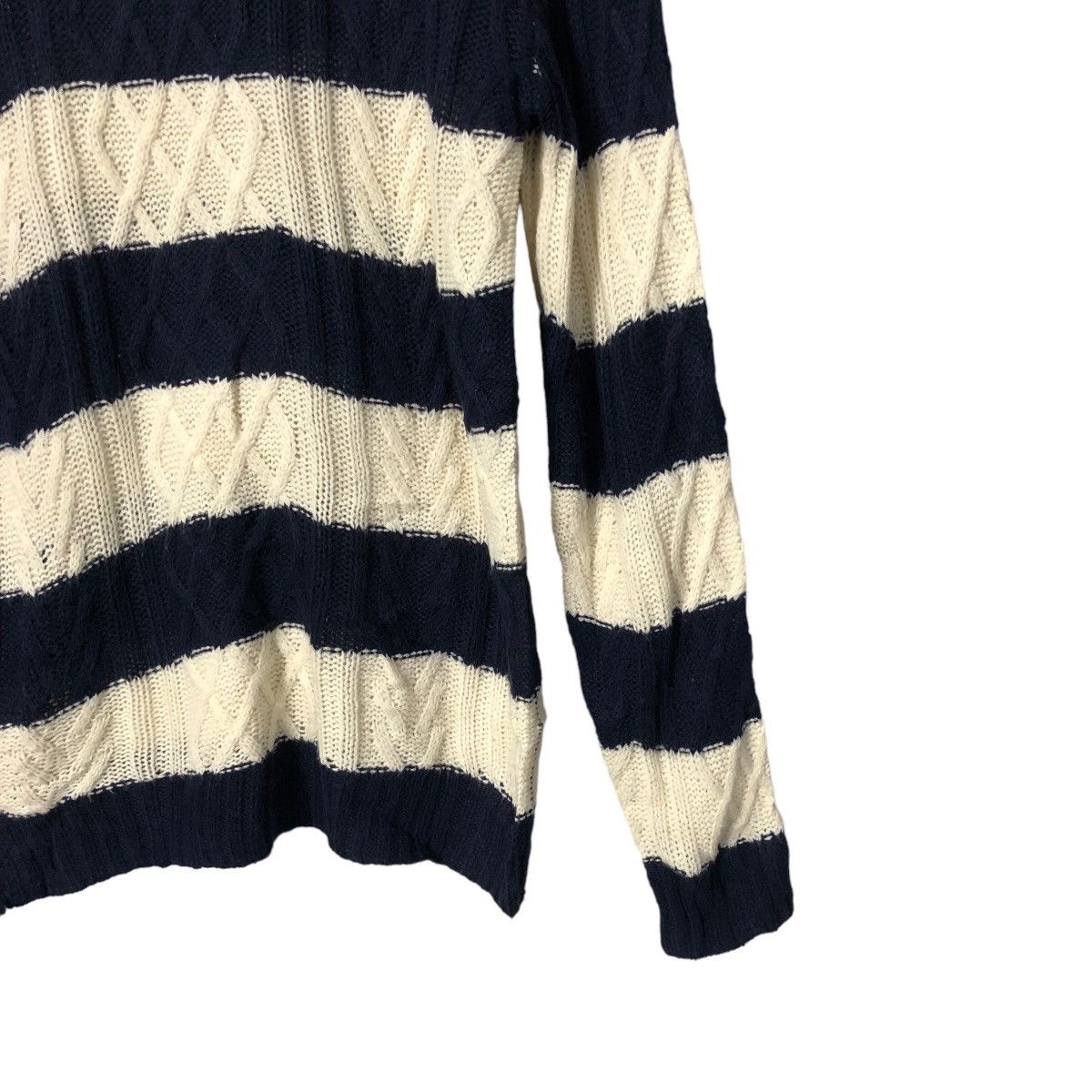 Garment Reproduction of Workers Vintage Natural Story Authentic Garment Turtleneck Knitwear Size S / US 4 / IT 40 - 2 Thumbnail