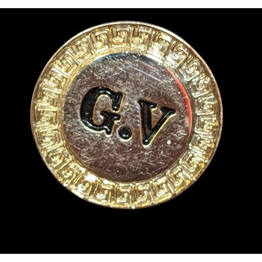 Other Vintage 90s Gianni Versace Gold Tone Lapel PIn Size ONE SIZE - 1 Thumbnail