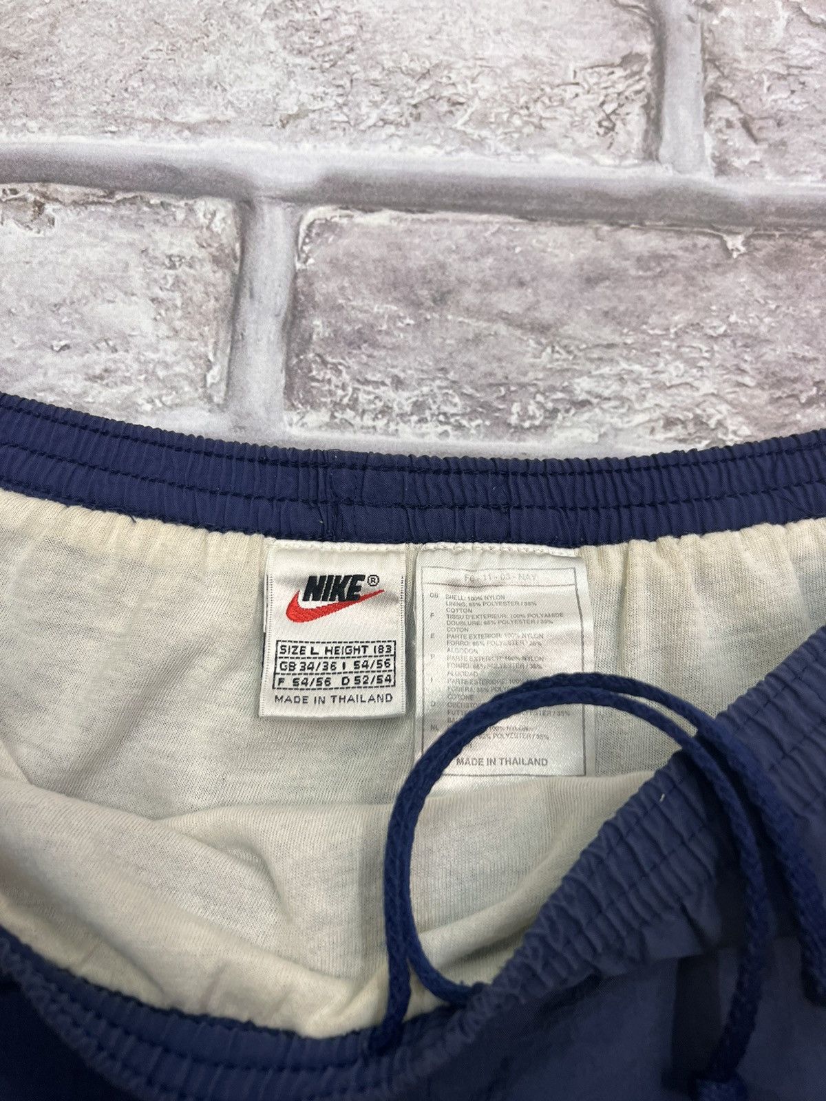 Nike × Vintage Vintage 90s Nike Logo Retro Nylon Swimming Shorts Y2K Hype Size US 34 / EU 50 - 6 Thumbnail