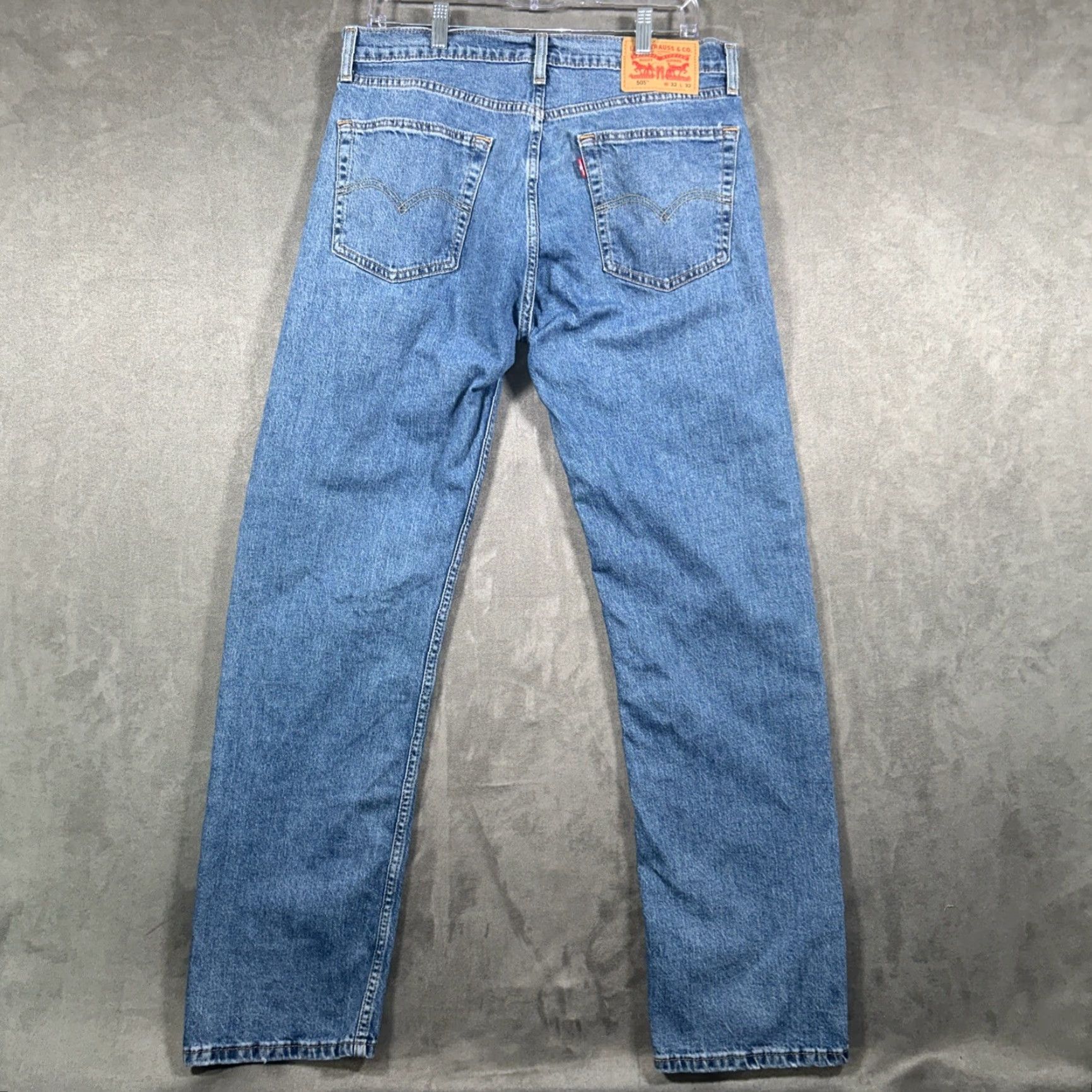 Levi's Levi's Jeans 505 Blue Mens 32x32 Straight 5-Pocket Denim Size US 32 / EU 48 - 7 Thumbnail