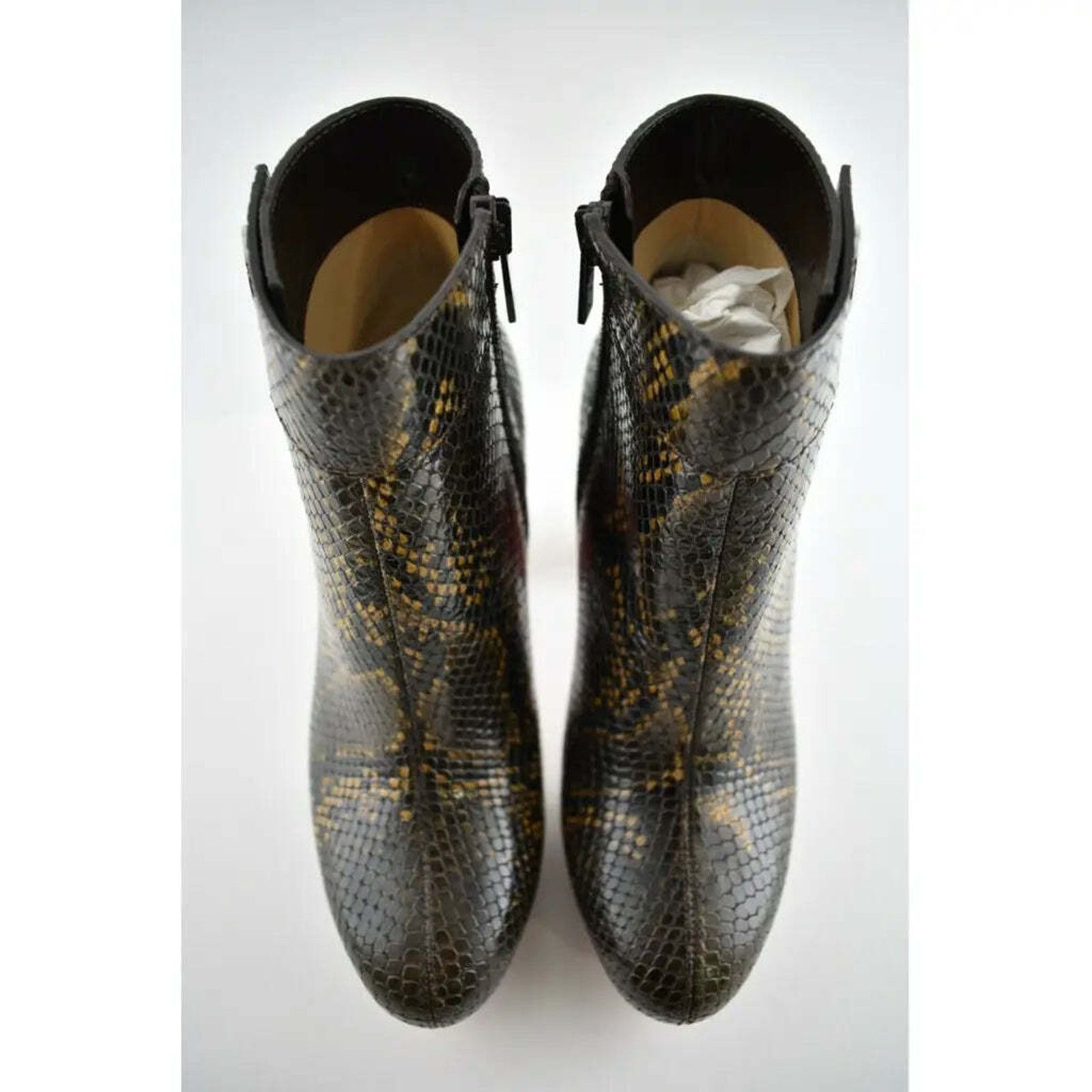 Christian Louboutin Christian Louboutin Janis Boot Alta 120 Dark Brown Platform Size US 7.5 / IT 37.5 - 7 Thumbnail