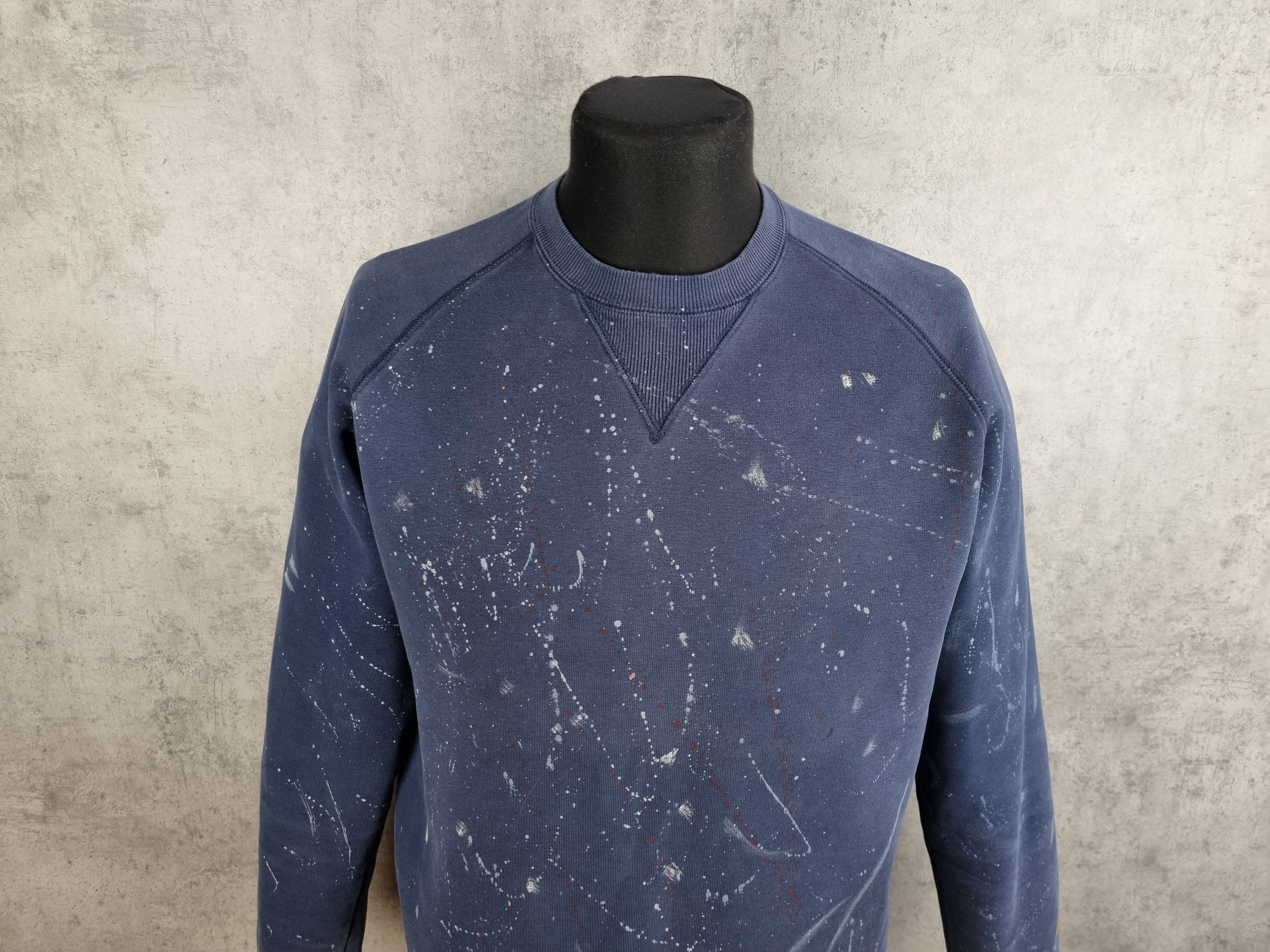 Carhartt 1 of 1 Rare Custom Painted CARHARTT crewneck Size US L / EU 52-54 / 3 - 9 Thumbnail