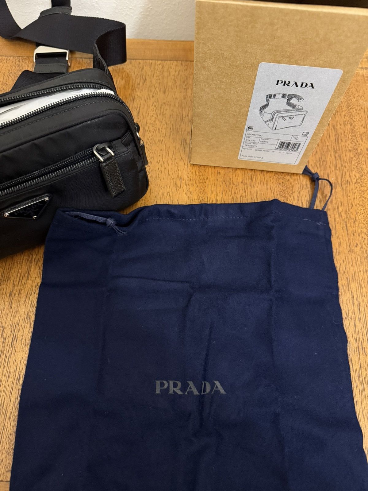 Prada Black Prada Bumbag Size ONE SIZE - 3 Thumbnail