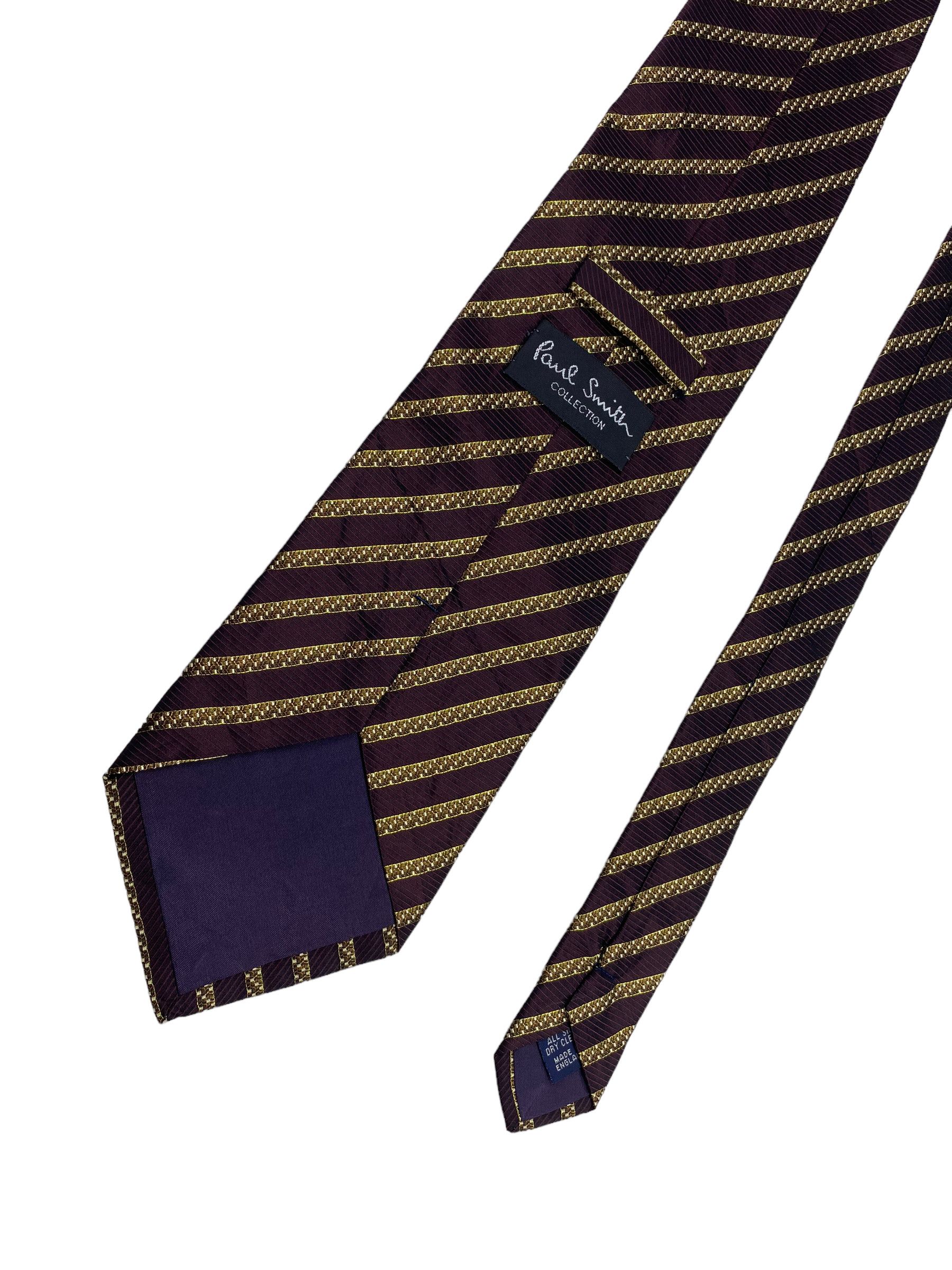 Paul Smith × Vintage Vintage Paul Smith England Silk Necktie – Designer Tie Size ONE SIZE - 5 Thumbnail