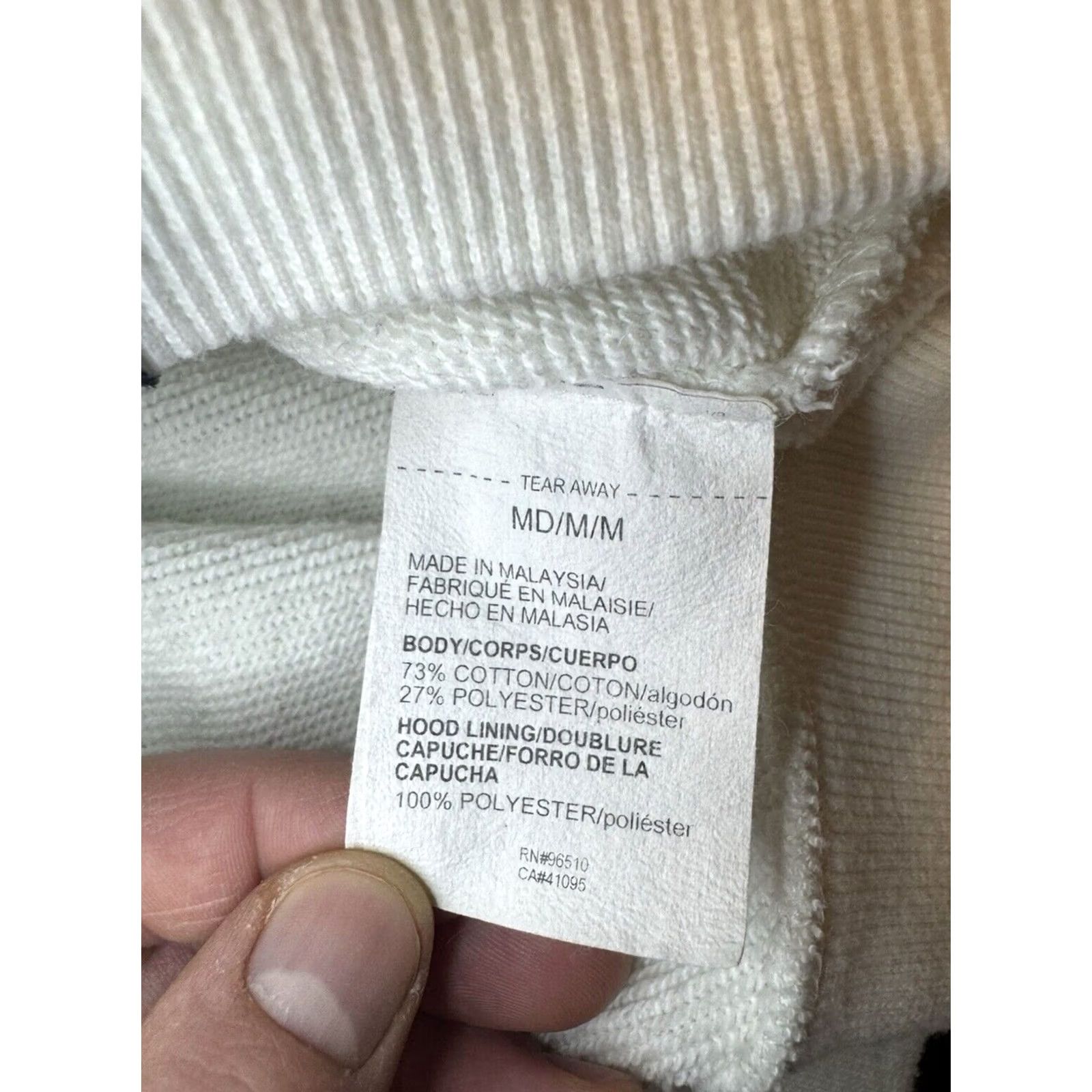 Under Armour Under Armour Project Rock Hoodie Full Zip Jacket Mens M White Size US M / EU 48-50 / 2 - 5 Thumbnail