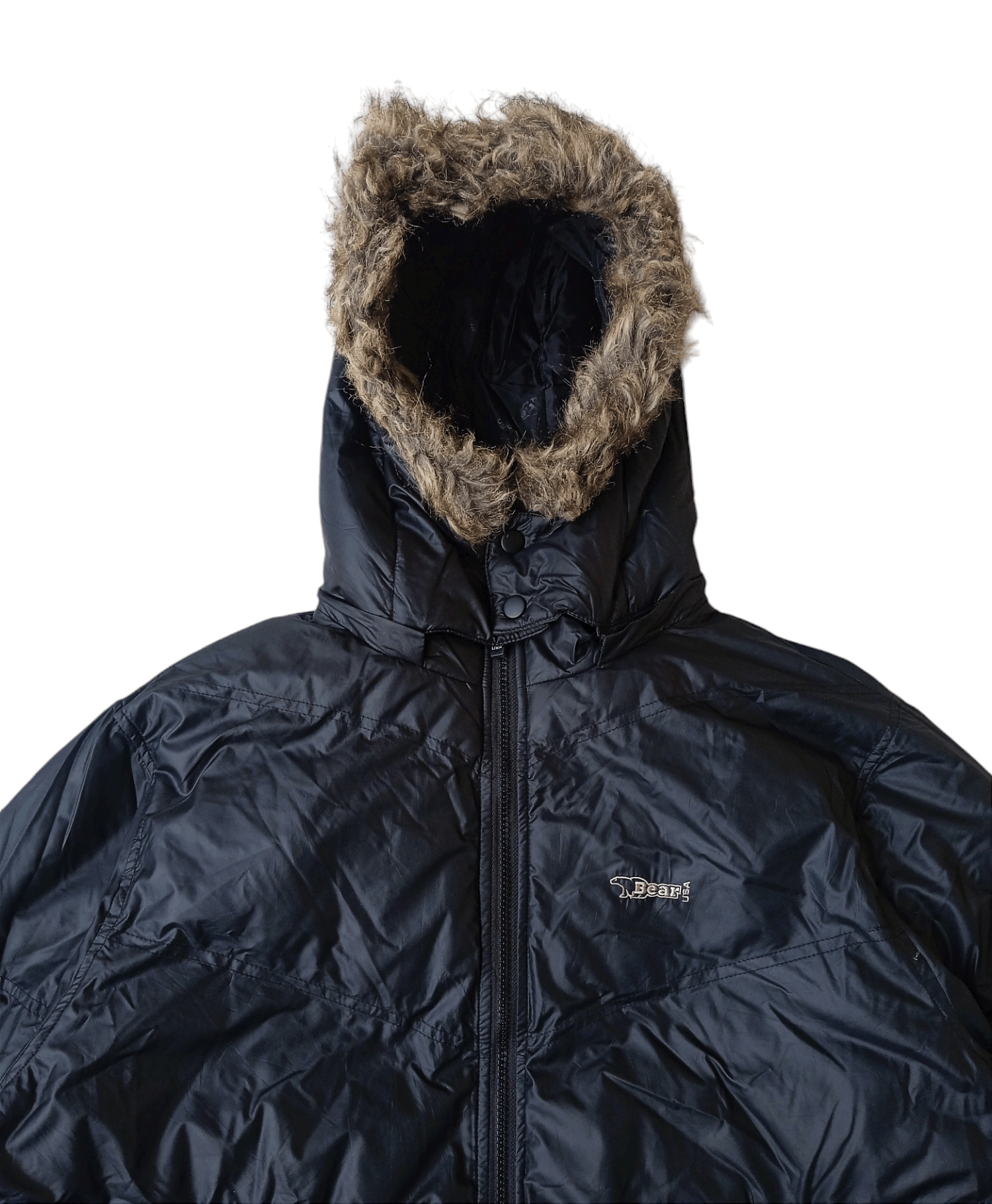 If Six Was Nine × Japanese Brand × Le Grande Bleu (L.G.B.) Vintage Bear Fur hoodie Jacket Size US L / EU 52-54 / 3 - 2 Thumbnail
