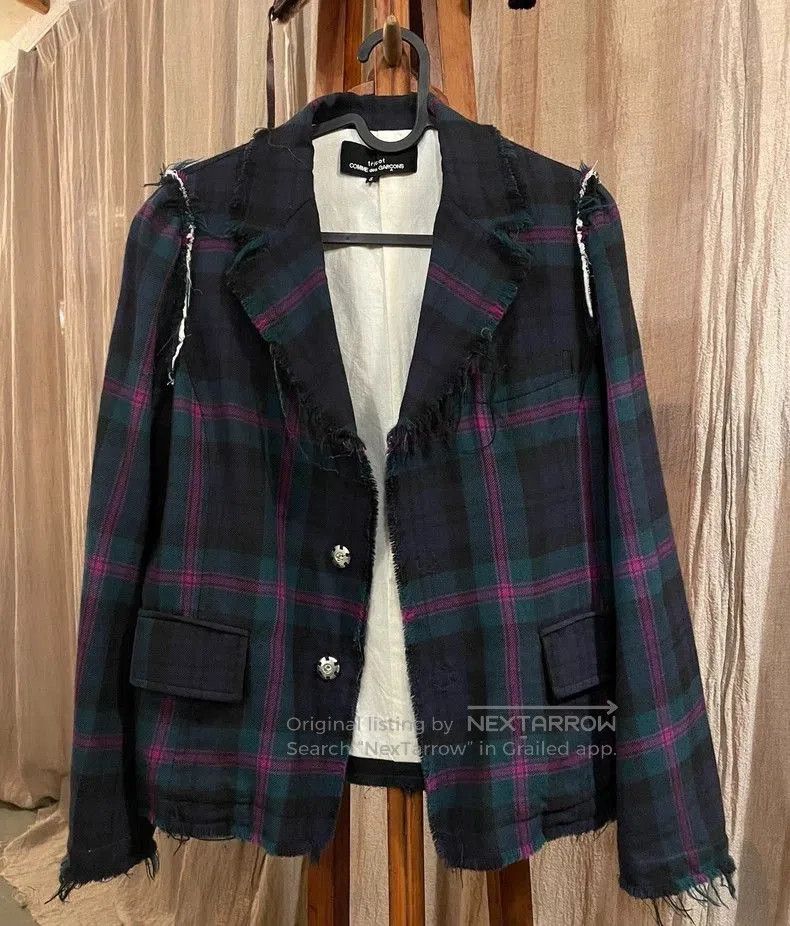 Comme des Garcons Comme des Garçons Tricot Ripped Edge Jacket. Size US XS / EU 42 / 0 - 1 Thumbnail