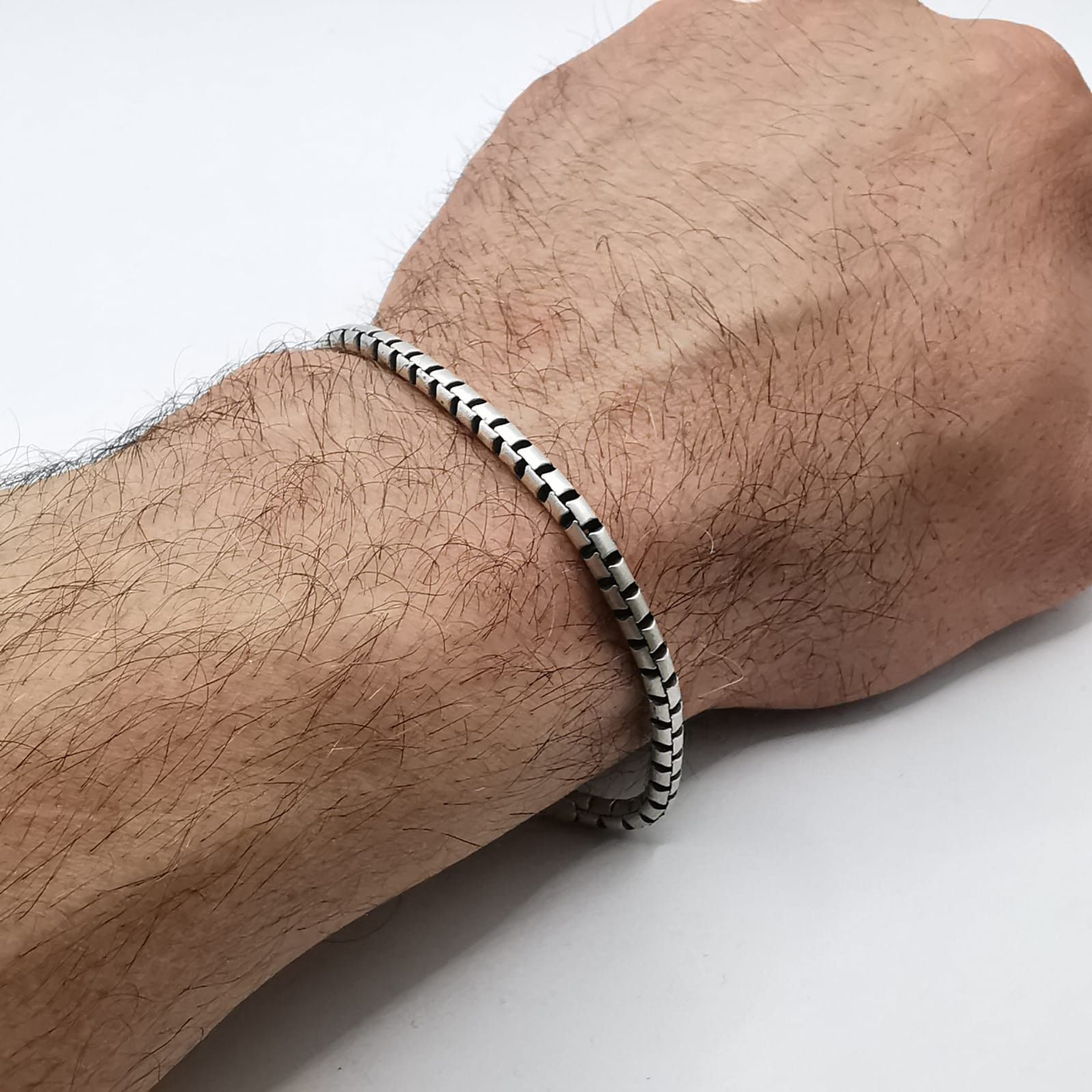 Sterling Silver Vintage Bracelet Jewelry,925 Sterling Silver 14,75g Size ONE SIZE - 4 Thumbnail