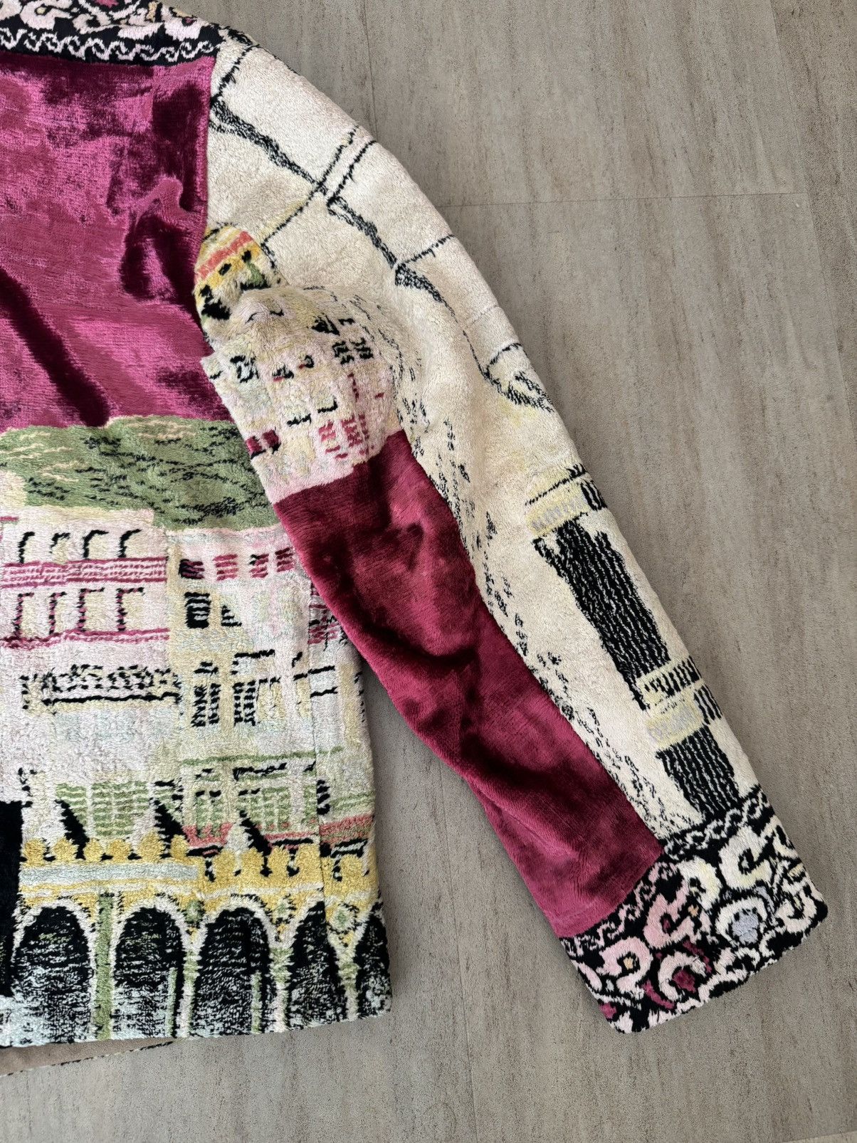 Other DOM’NIQUE “Velvet Skyline” Turkish Textile Work Jacket: Size US XL / EU 56 / 4 - 10 Thumbnail