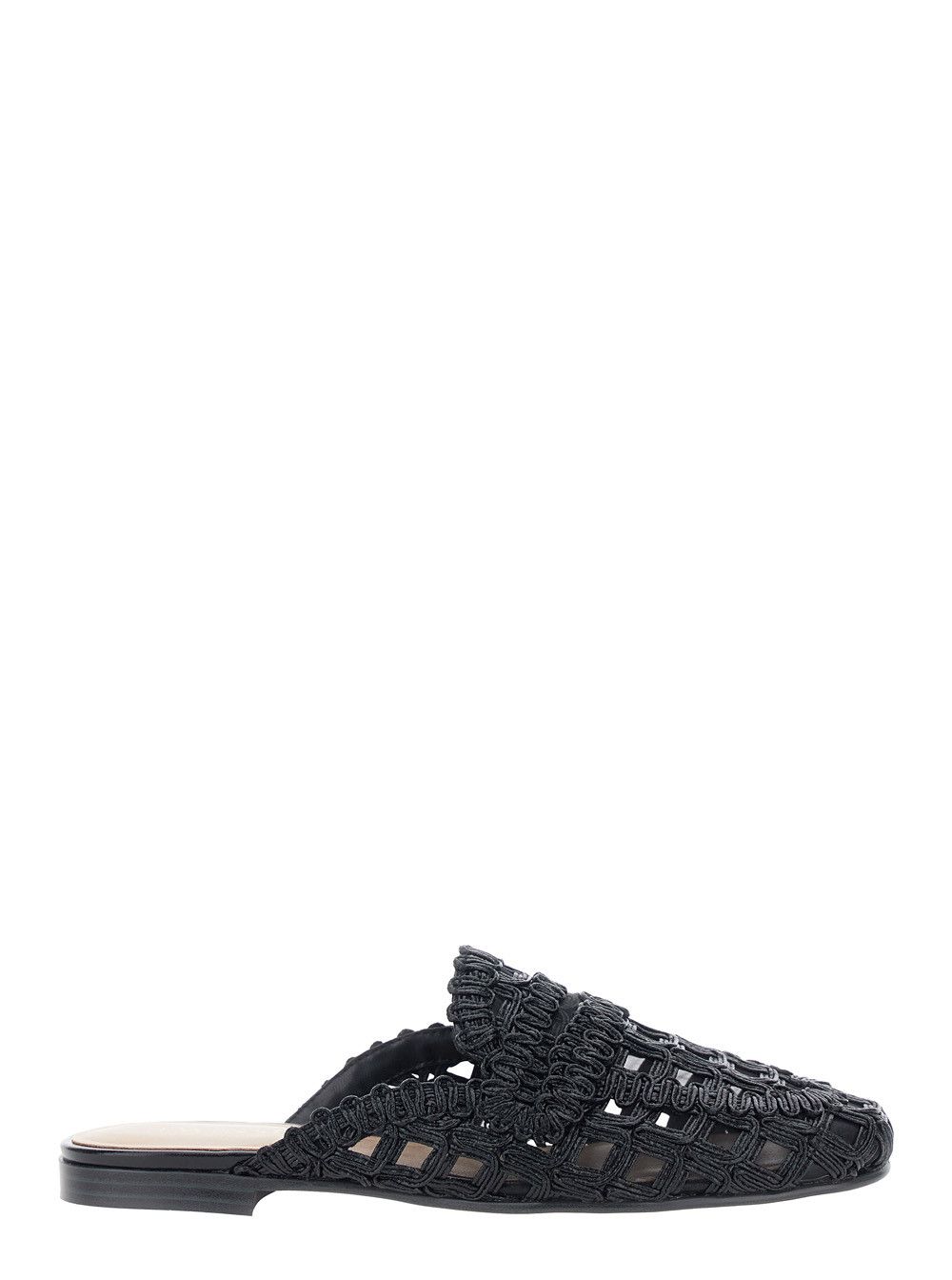 TWINSET Black MULE with Fabric Upper and Rubber Sole for Women Size US 9 / IT 39 - 1 Thumbnail