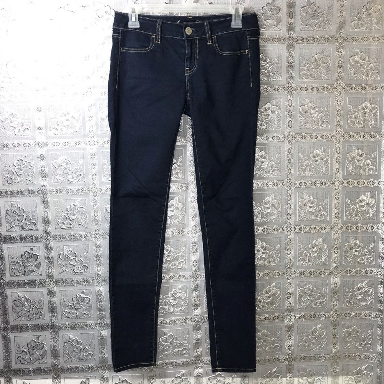 American Eagle Outfitters AEO American Eagle Blue Stretch Jegging Jeans Size 26" / US 2 / IT 38 - 1 Thumbnail