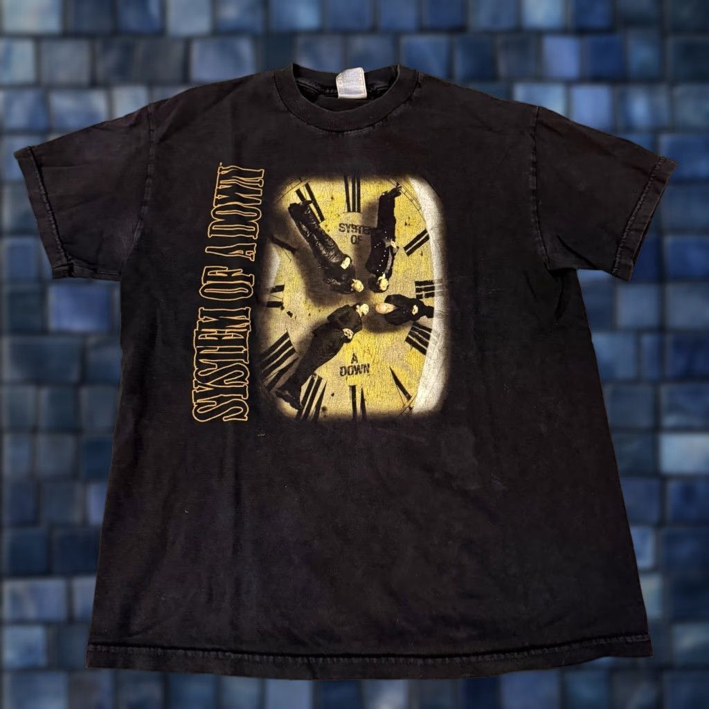 Vintage VINTAGE System Of A Down Mezmerize North American Tour Shirt M THRASHD Black Mens Medium Size US M / EU 48-50 / 2 - 1 Thumbnail