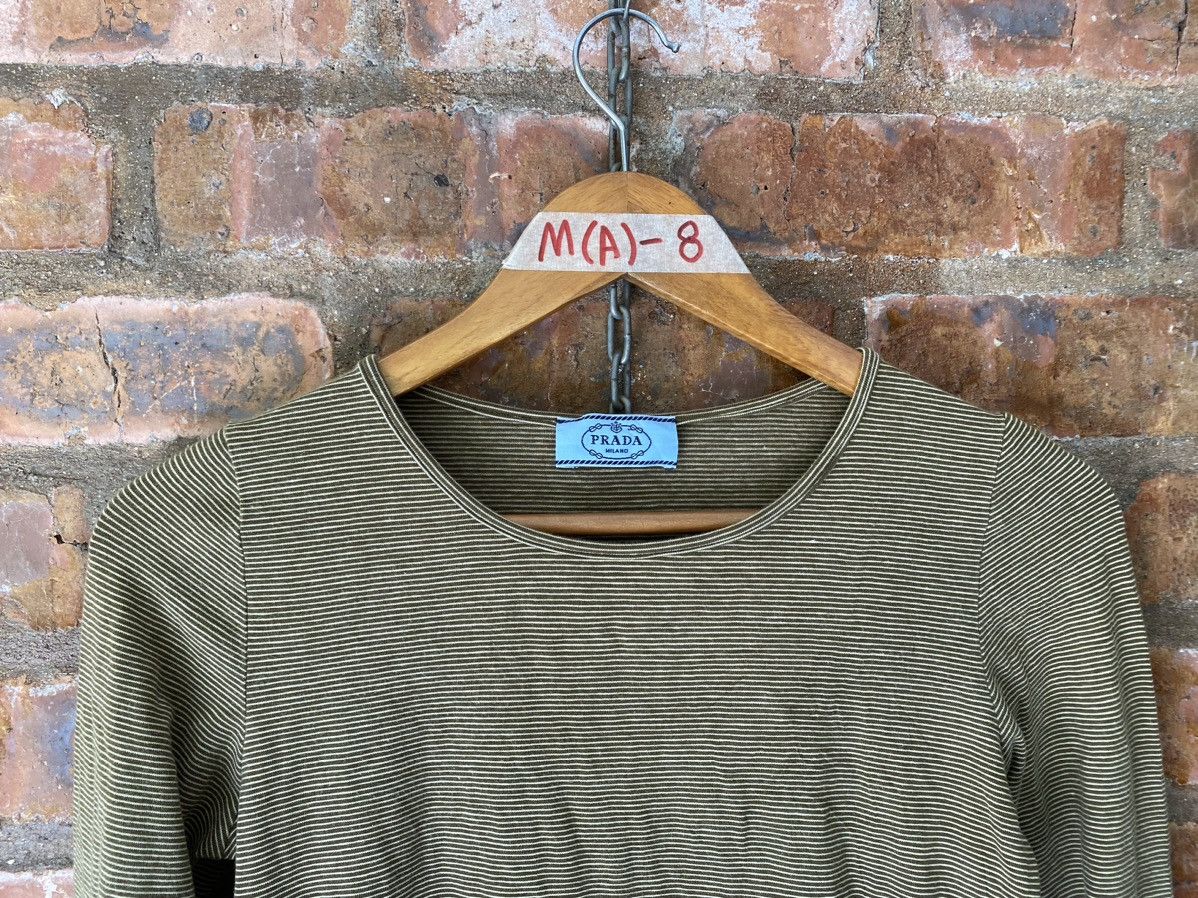 Prada 1990s Stripe shirt Size S / US 4 / IT 40 - 3 Thumbnail
