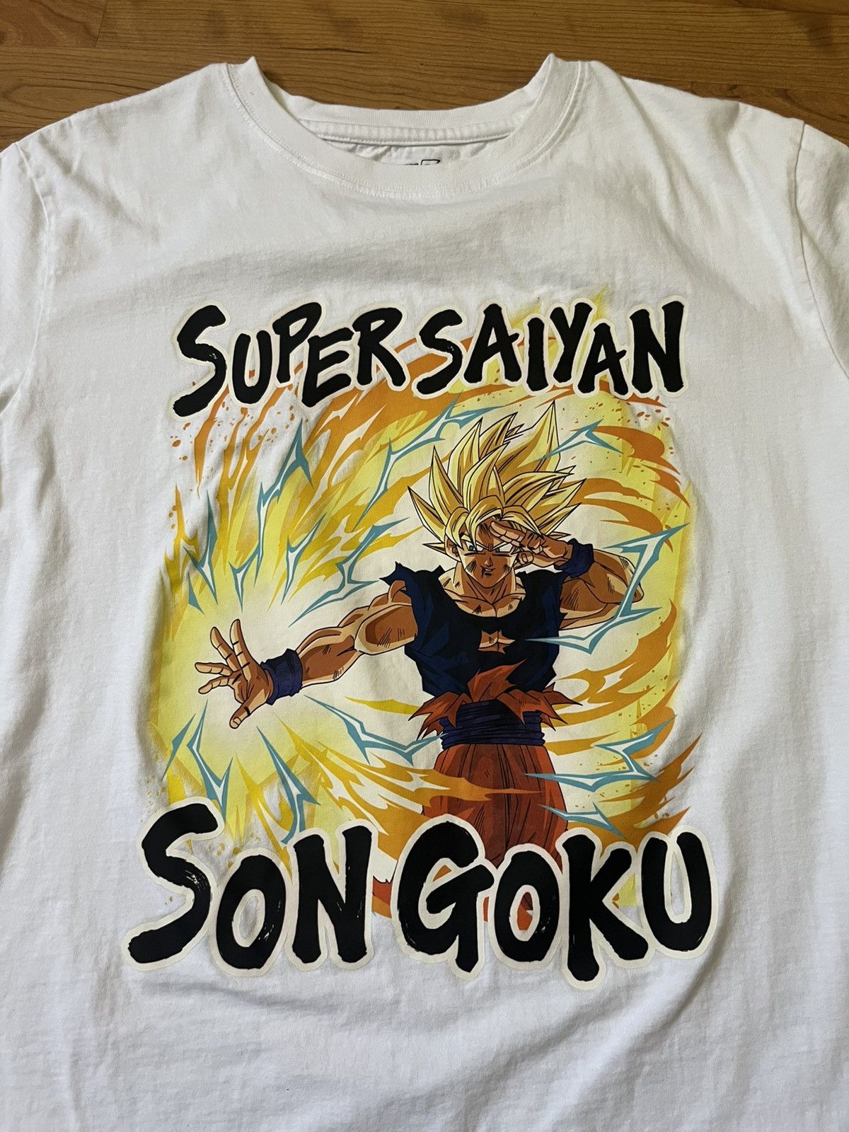 Other Dragon Ball Z Super Saiyan Son Goku White T-Shirt Size Large Size US L / EU 52-54 / 3 - 2 Thumbnail